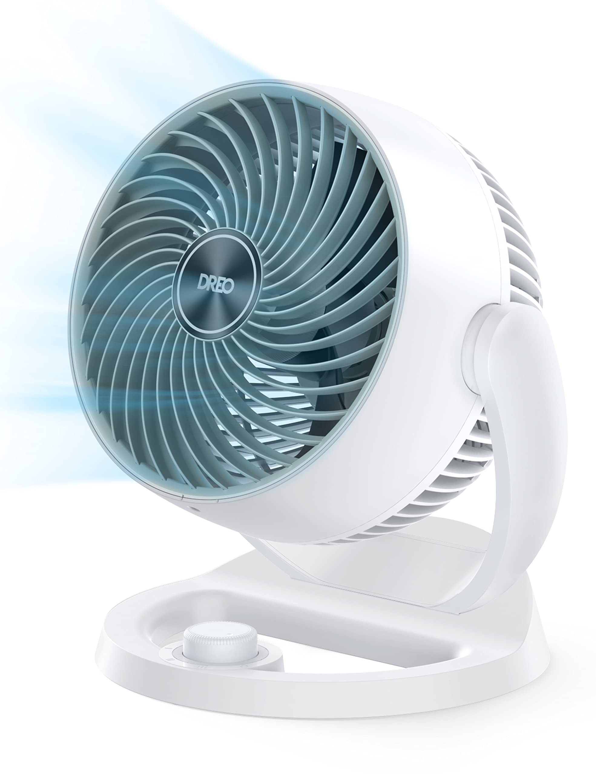 Dreo Fans For Home Bedroom, Table Air Circulator Fan For Whole Room, 9 Inch, 70Ft Strong Airflow, 120    Adjustable Tilt, 28Db L