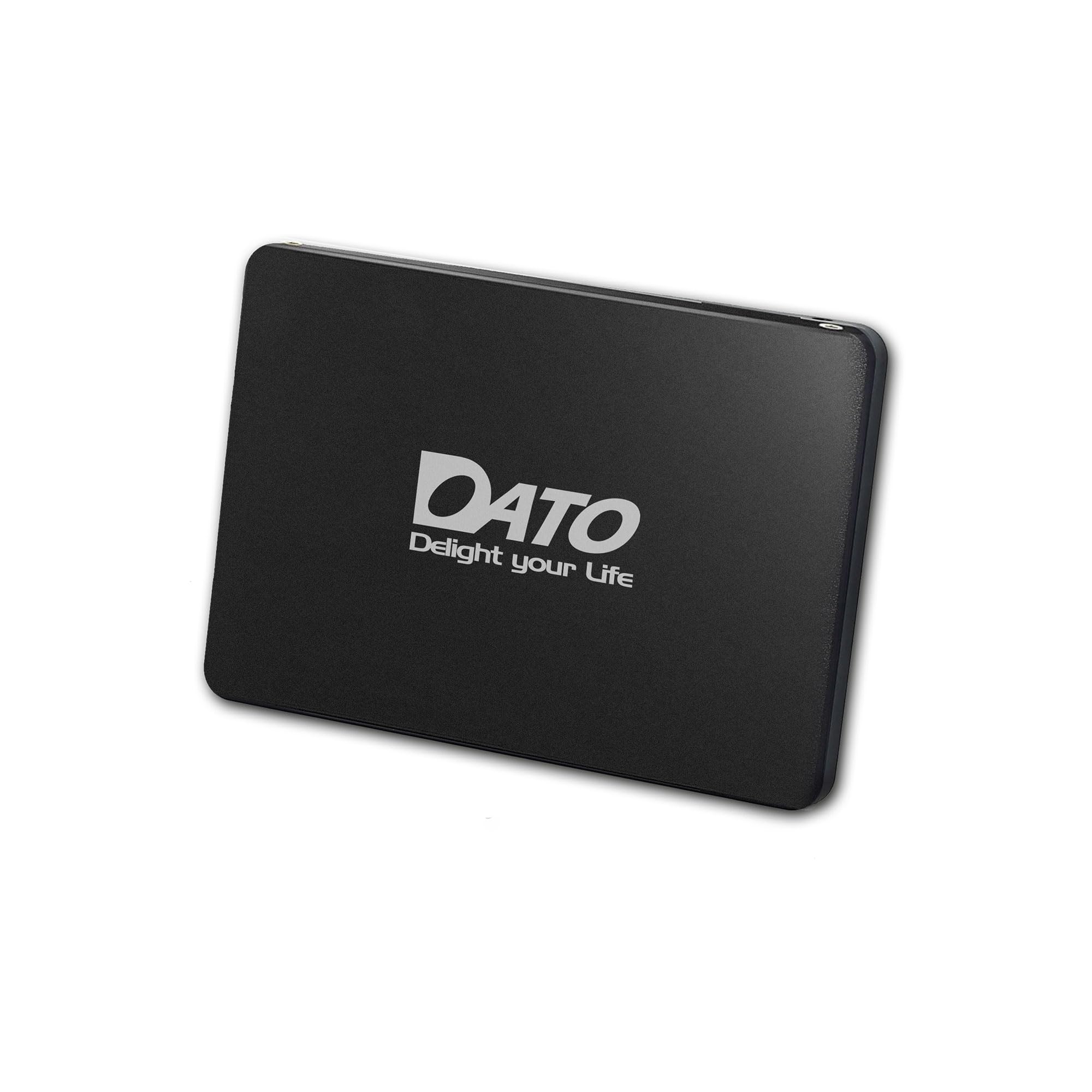 DATO 512GB SSD 2.5 SATA III Internal Solid State Drive, 3D NAND, SLC Cache, Up to 535/500 MB/s, Compatible with Laptop & PC Desk