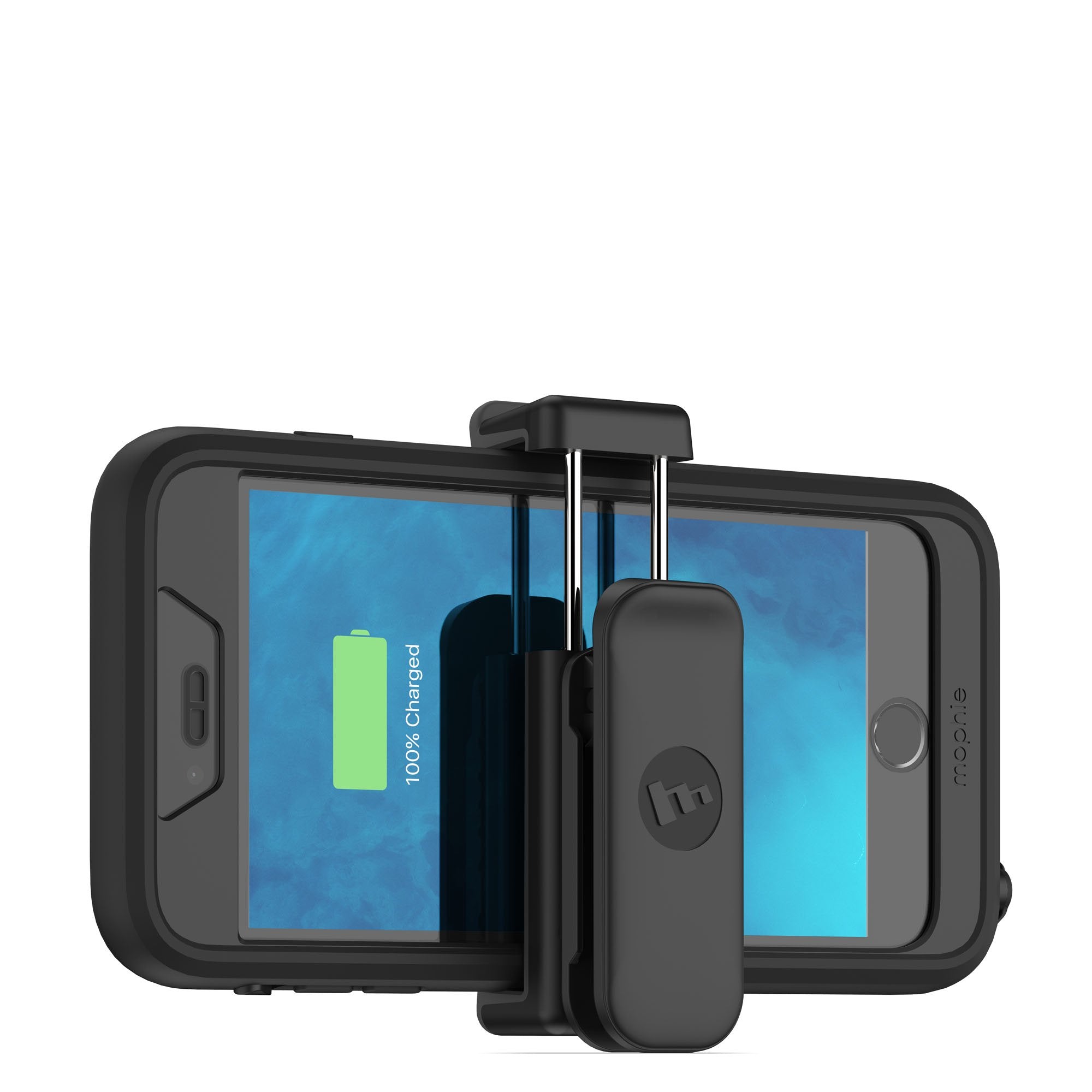 Mophie Universal Belt Clip Compatible With Iphone - Apple 6/6S Iphone 6 Plus/6S Plus, Iphone 5S/5S/5C/5 - Black