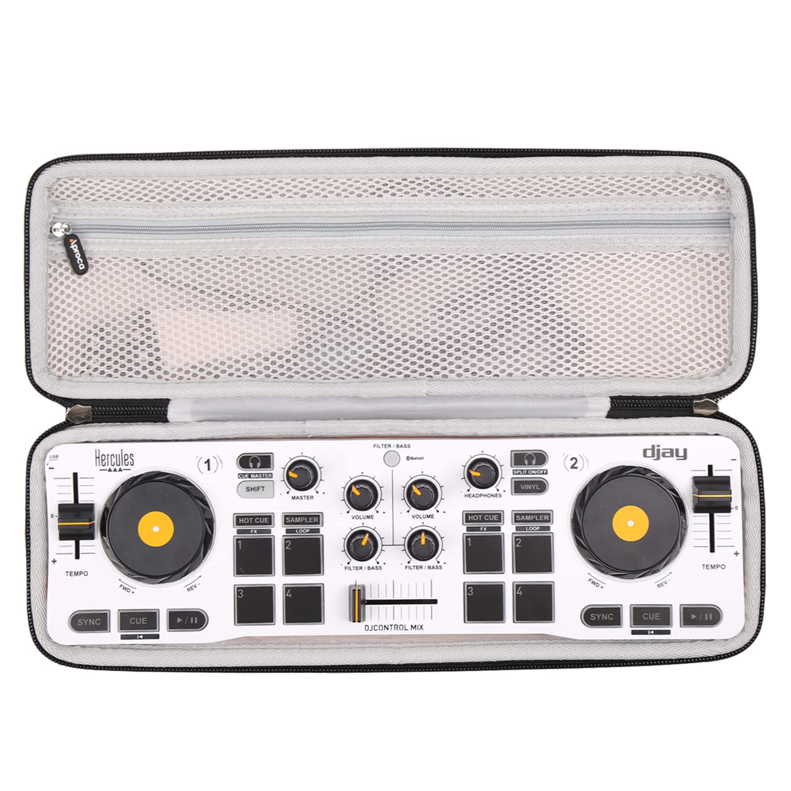 Aproca Hard Storage Travel Case, for Hercules DJControl Mix - Bluetooth Wireless DJ Controller