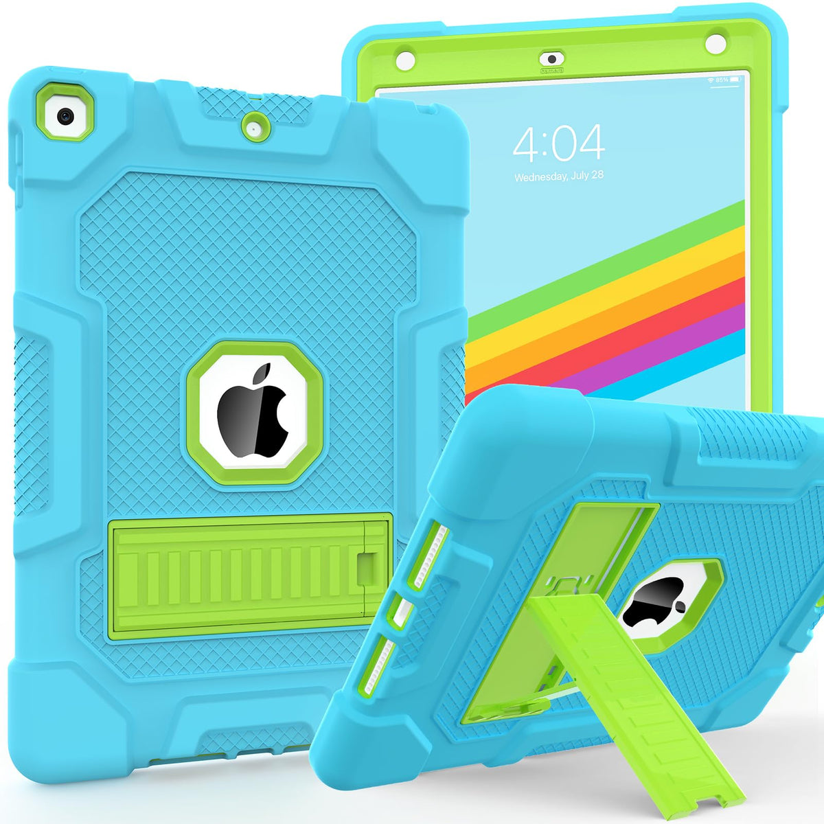 Timism Case For Ipad 9Th/8Th/7Th Generation 2021/2020/2019 (10.2 Inch), Heavy Duty Military Grade Shockproof Rugged Protective 1