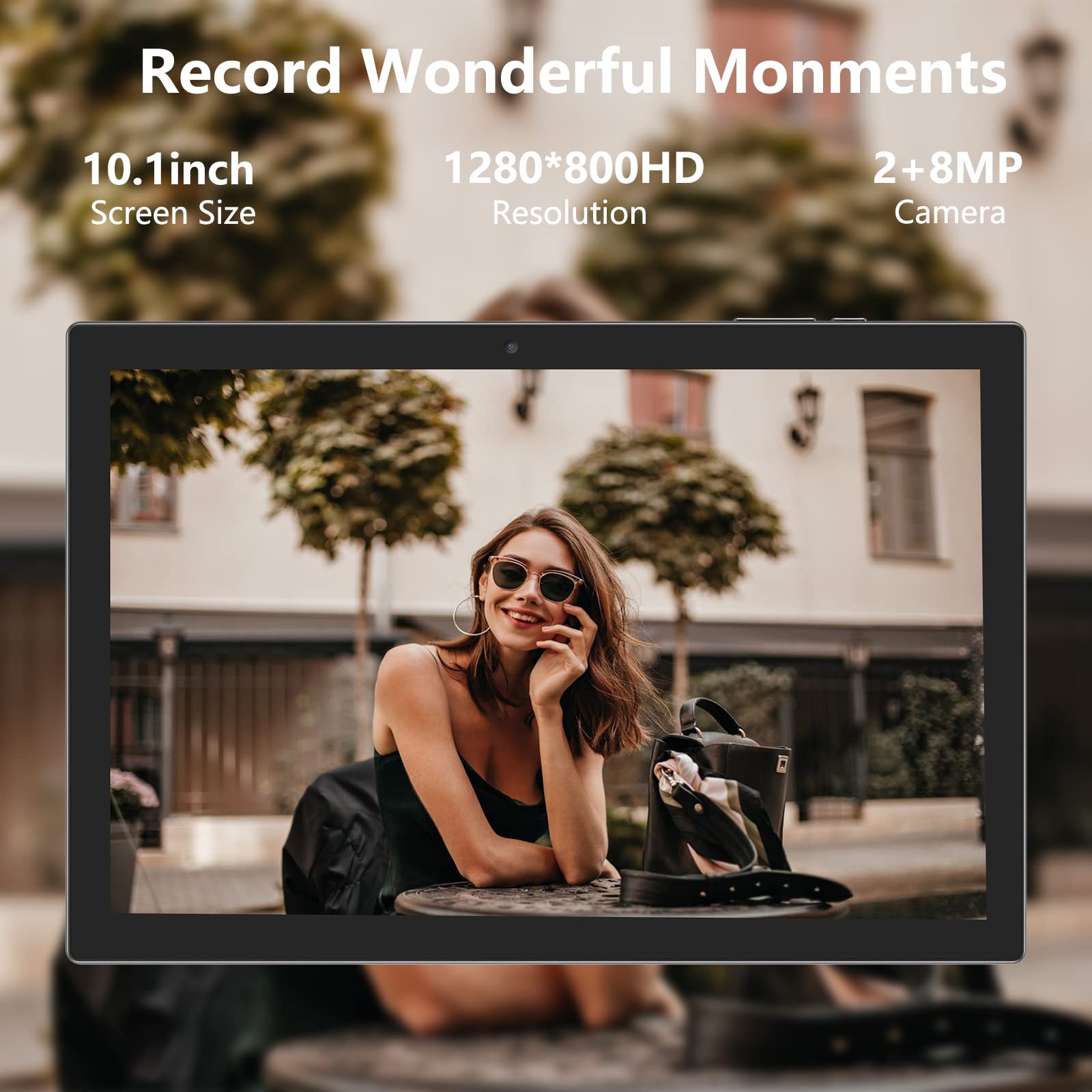 Tablet Android 12 Tablet 10 Inch Tablet 64Gb Storage Tablets 4Gb Ram 1024Gb Expand 2Mp+8Mp Dual Camera 10 In Tab Quad Core Proce