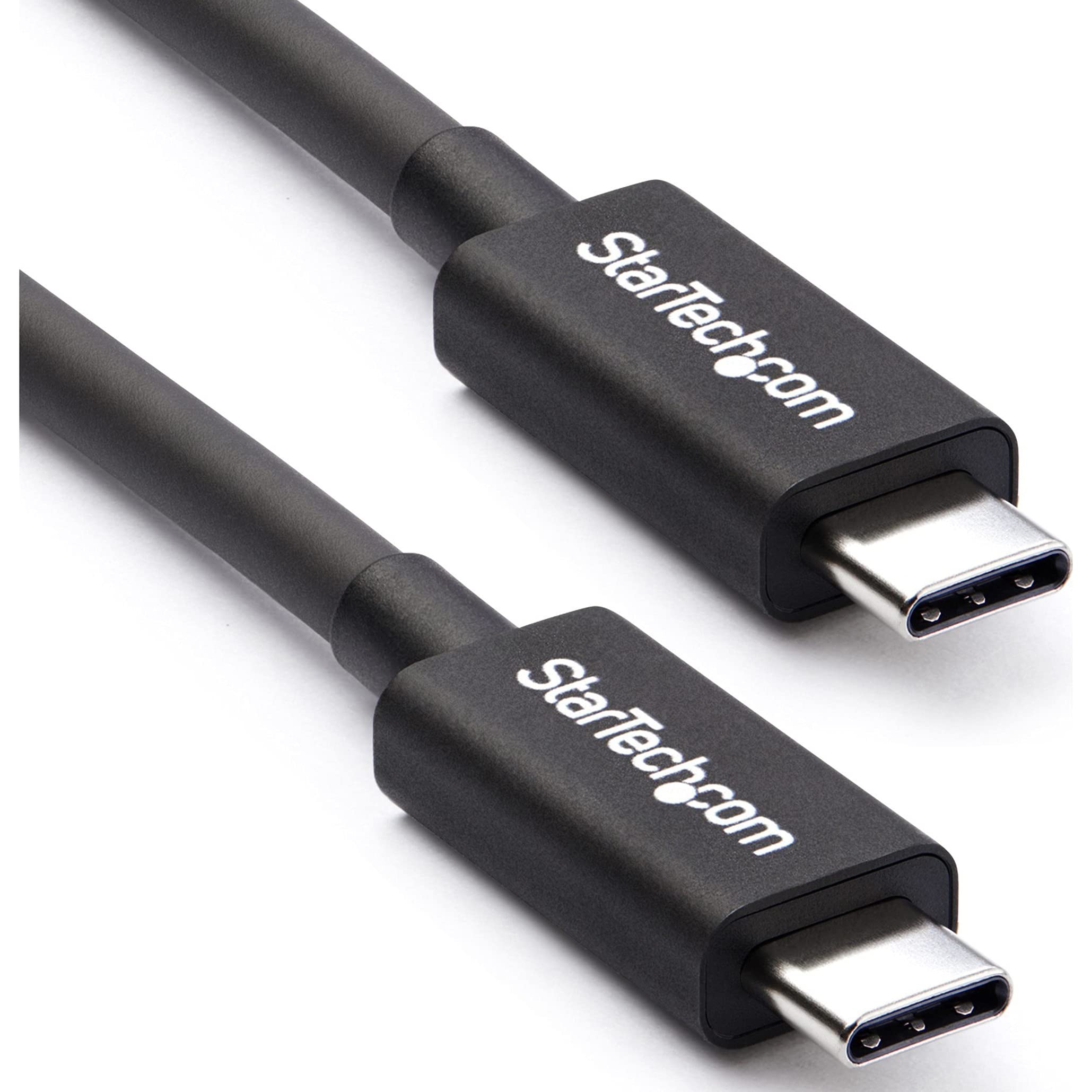 Startech.Com 50Cm (1.6Ft) Passive Thunderbolt 3 Cable, 40Gbps, 100W Pd, 4K/5K Video, Thunderbolt Cable, Compatible With Usb4/Dp 