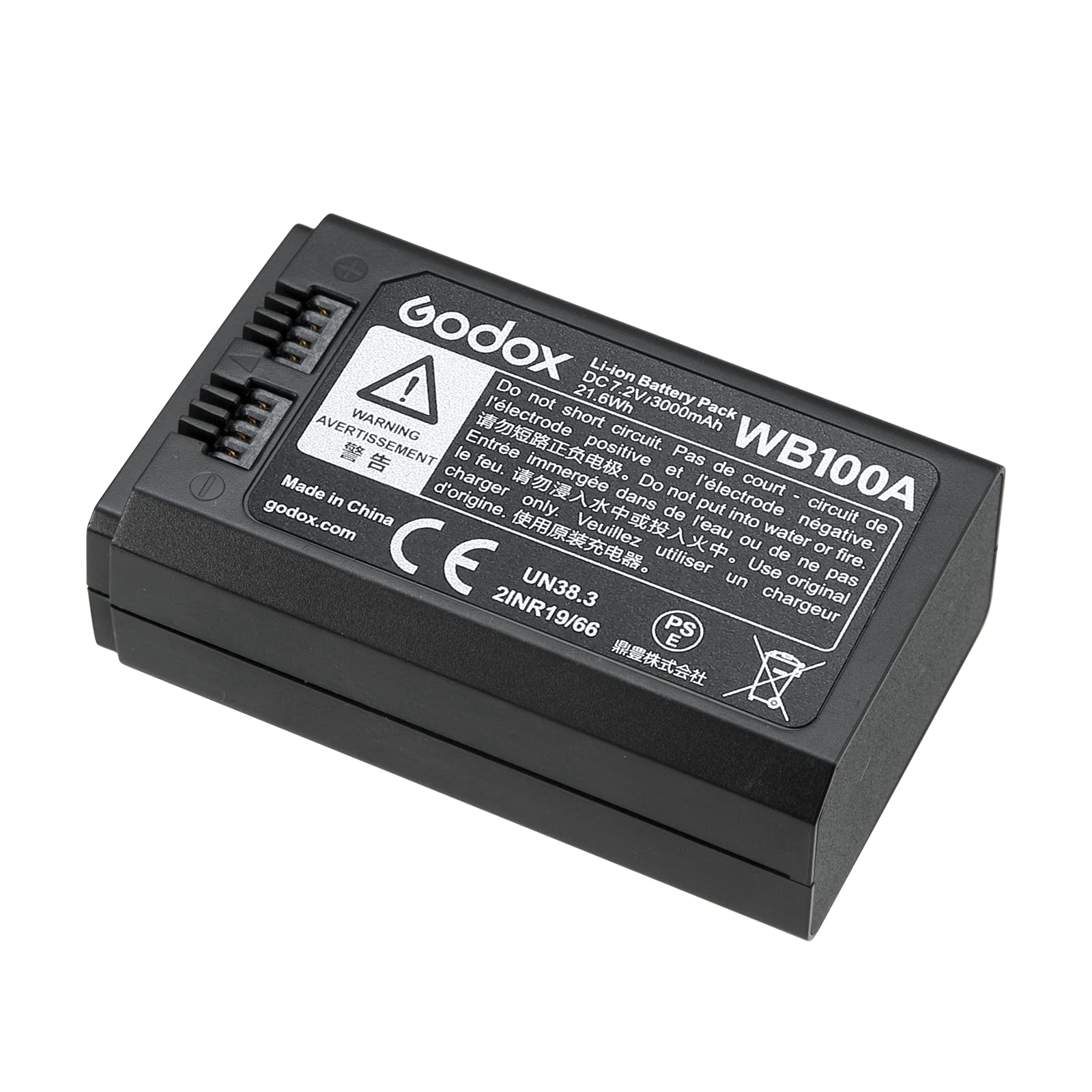 Godox Ad100Pro Battery Wb100 Wb100A Wb100B Replacement Lithium Battery Pack Ad100Pro Flash For Mf R76 Macro Ring Flash