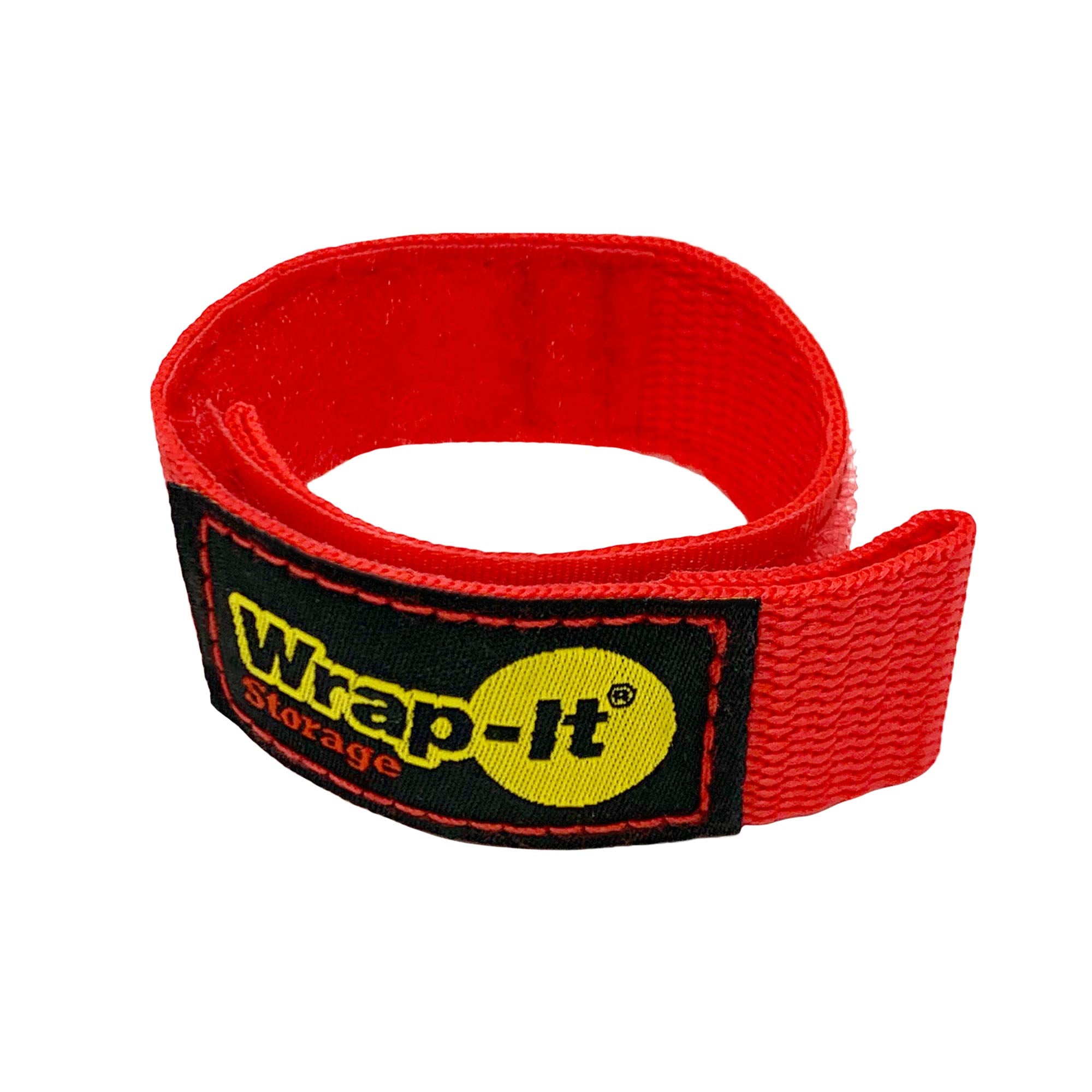 Wrap It Storage Quick Strap Cord Wraps, 9 Inch (12 Pack) Red   Hook And Loop Strap, Extension Cord Holder Gifts For Boat, Rope,