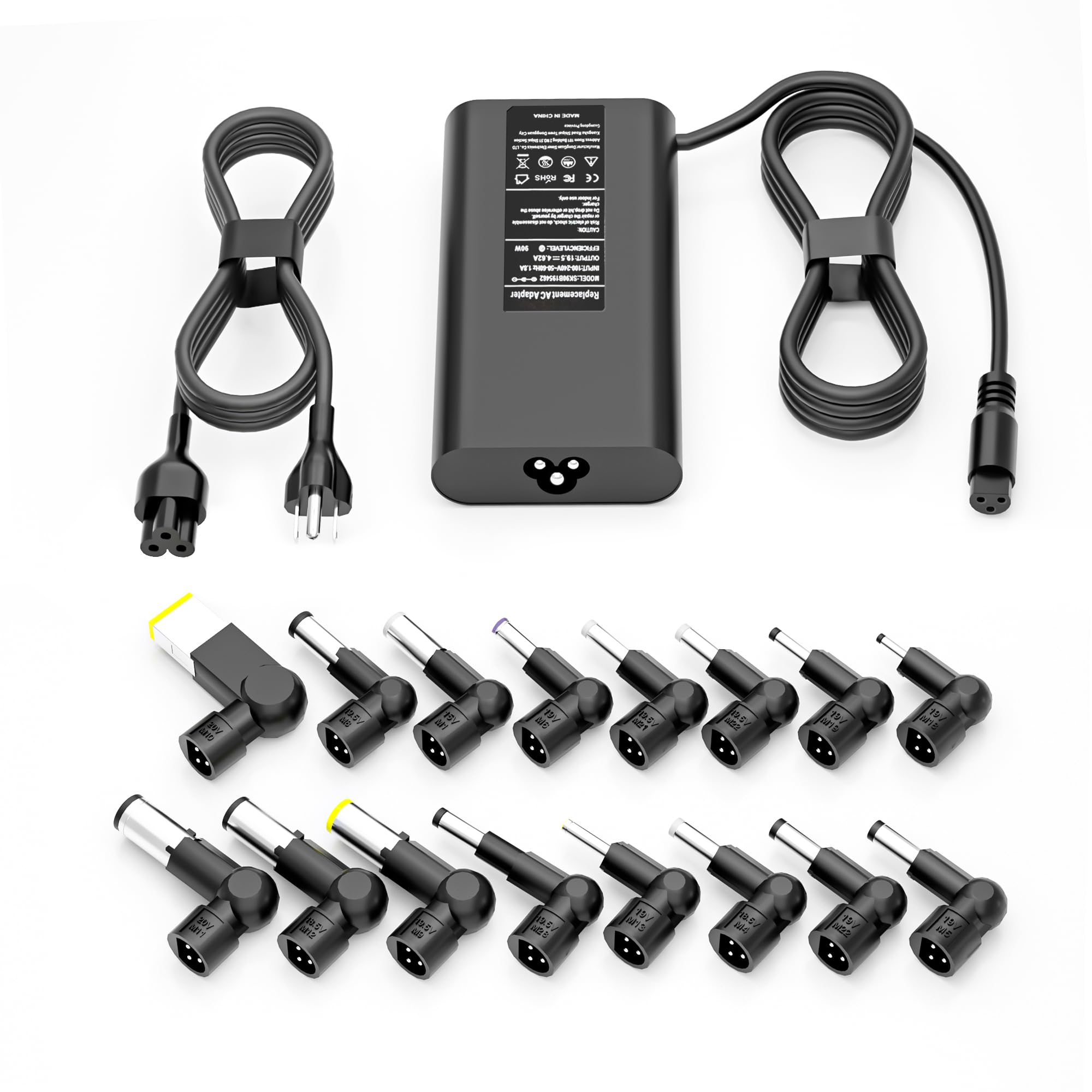 90W New Slim Universal Laptop Charger Fast Adapter Replacement For Dell Hp Acer Asus Lenovo Ibm Toshiba Samsung Sony Fujitsu Gat