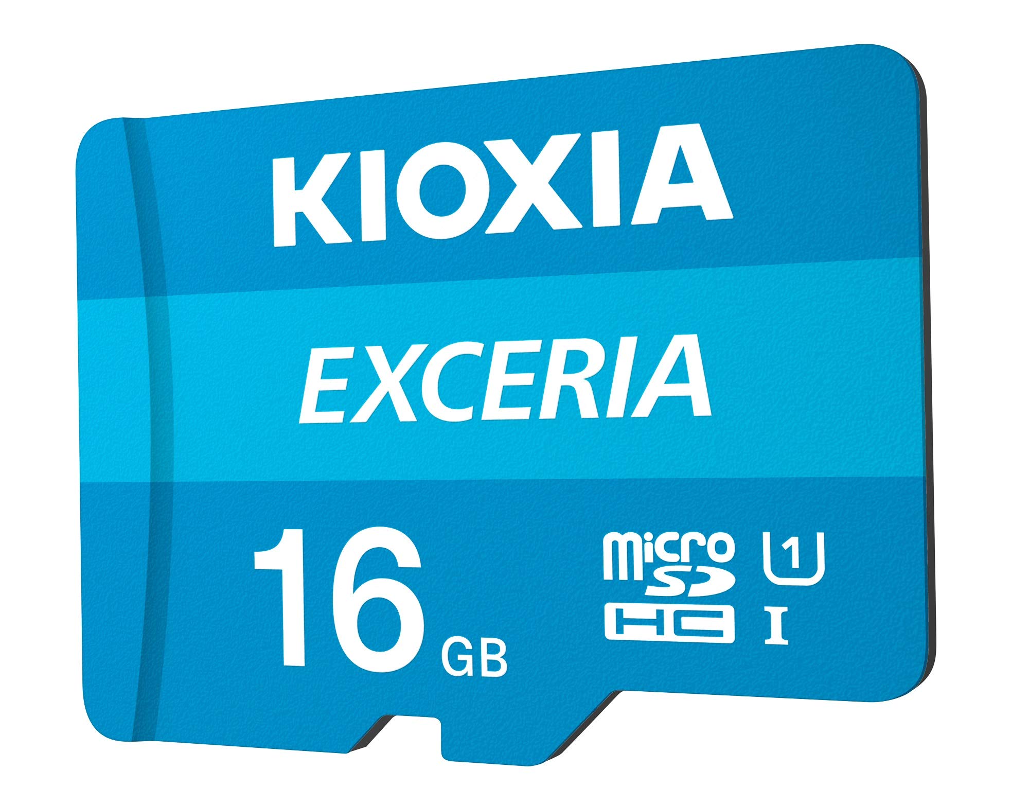 Kioxia 16Gb Exceria Microsd Memory Card U1 Class 10 100Mb/S Max Read Speed, Full Hd Video Recording