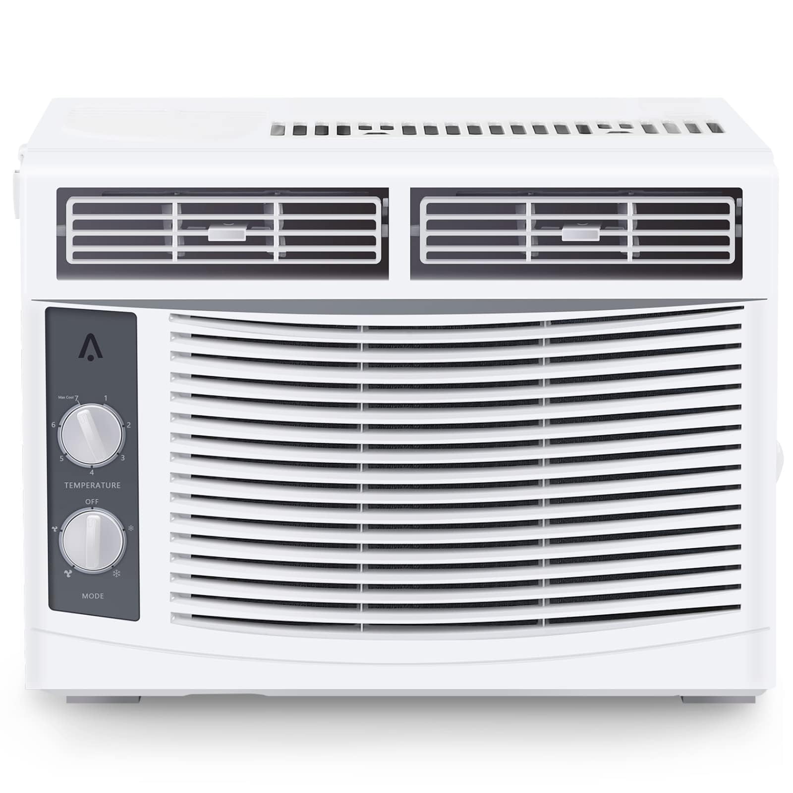 GarveeLife 5,000 BTU Window Air Conditioner - Cool up to 150 Sq. Ft. with Easy-to-Use Mechanical Controls and Reusable Filter, P