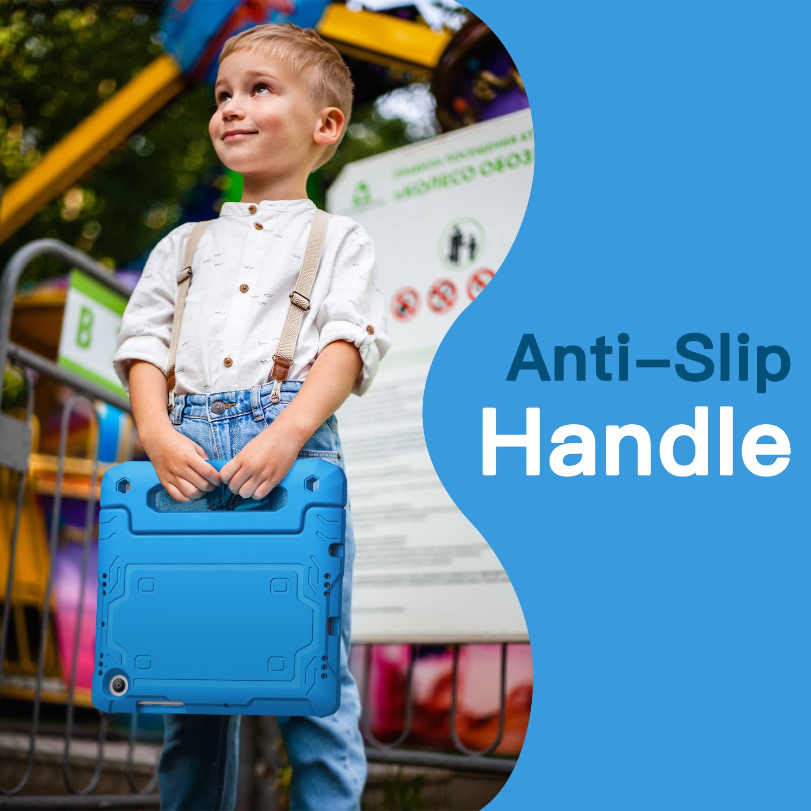 Jetech Kids Case For Samsung Galaxy Tab A8 10.5-Inch 2022 (Sm-X200/X205/X207) With Built-In Screen Protector, Shockproof Full-Bo