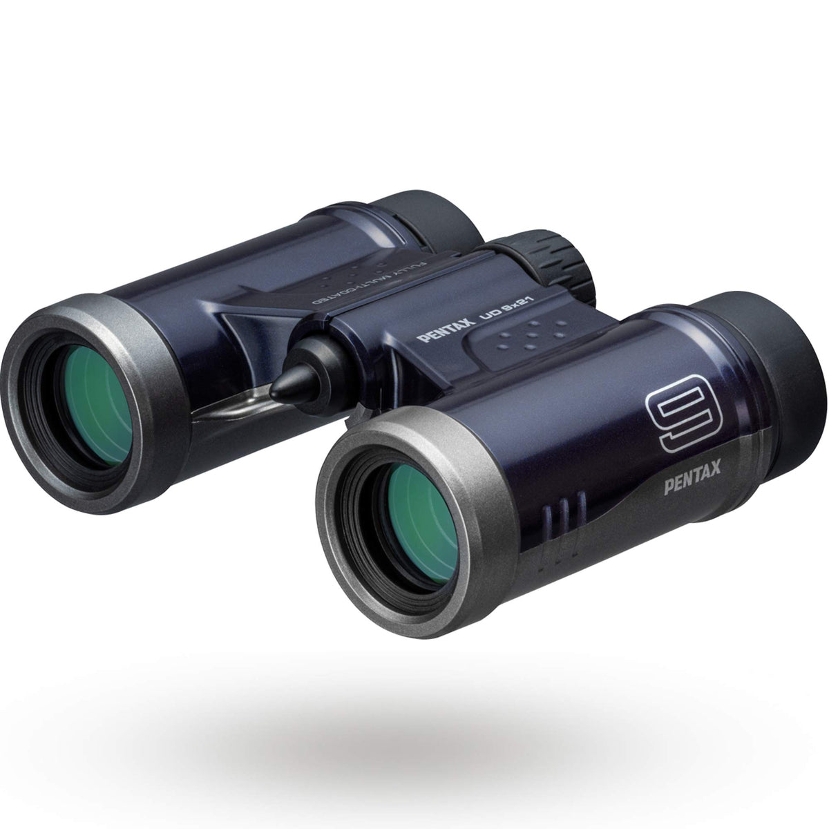 Pentax Binoculars Ud 9X21   Navy. A Bright And Clear Field Of View, Lightweight Body With Roof Prism, Fully Multi Coated Optics,