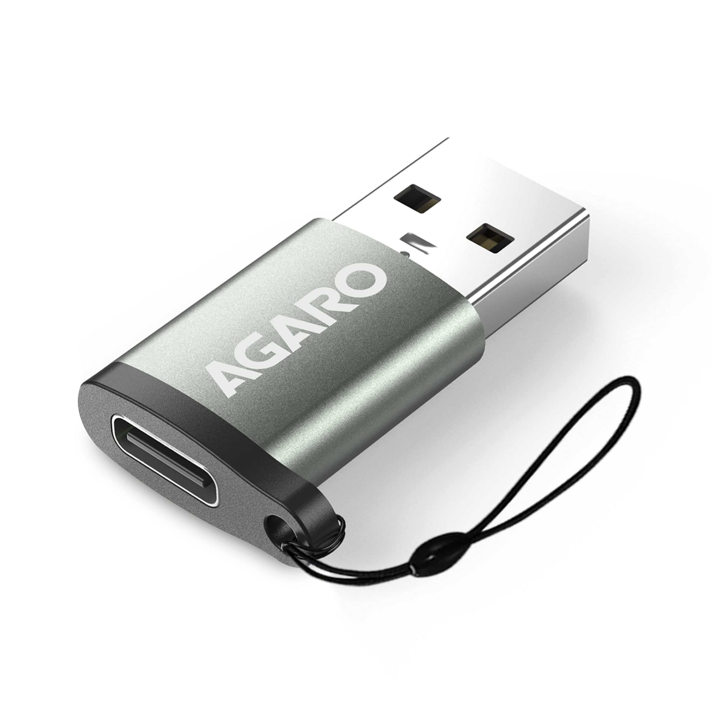 AGARO USB 3.0 Type C Female to USB Male OTG Adapter, 5 Gbps HighSpeed Data Transfer, Compatible with Laptops, Tablets, Smartpho