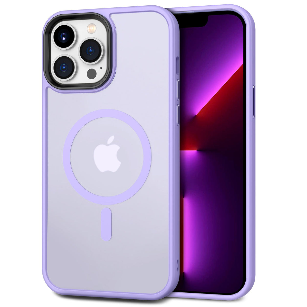 Cacoe Magnetic Case For Iphone 13 Pro 6.1 Inch Compatible With Magsafe & Magnetic Car Phone Mount,Anti Fingerprint Tpu Thin Phon