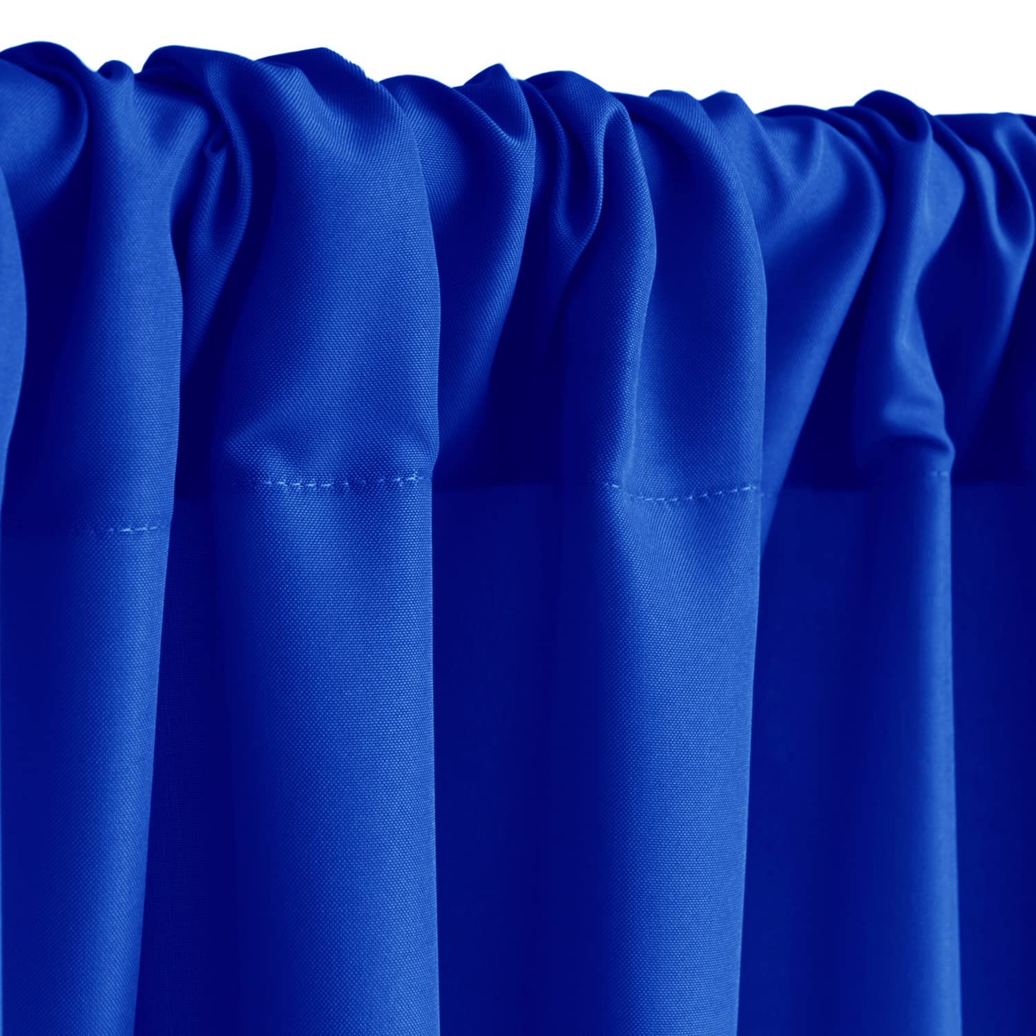 Hiasan Neon Blue Screen Backdrop Curtains For Parties, Polyester Photography Backdrop Drapes For Family Gatherings, Wedding Deco
