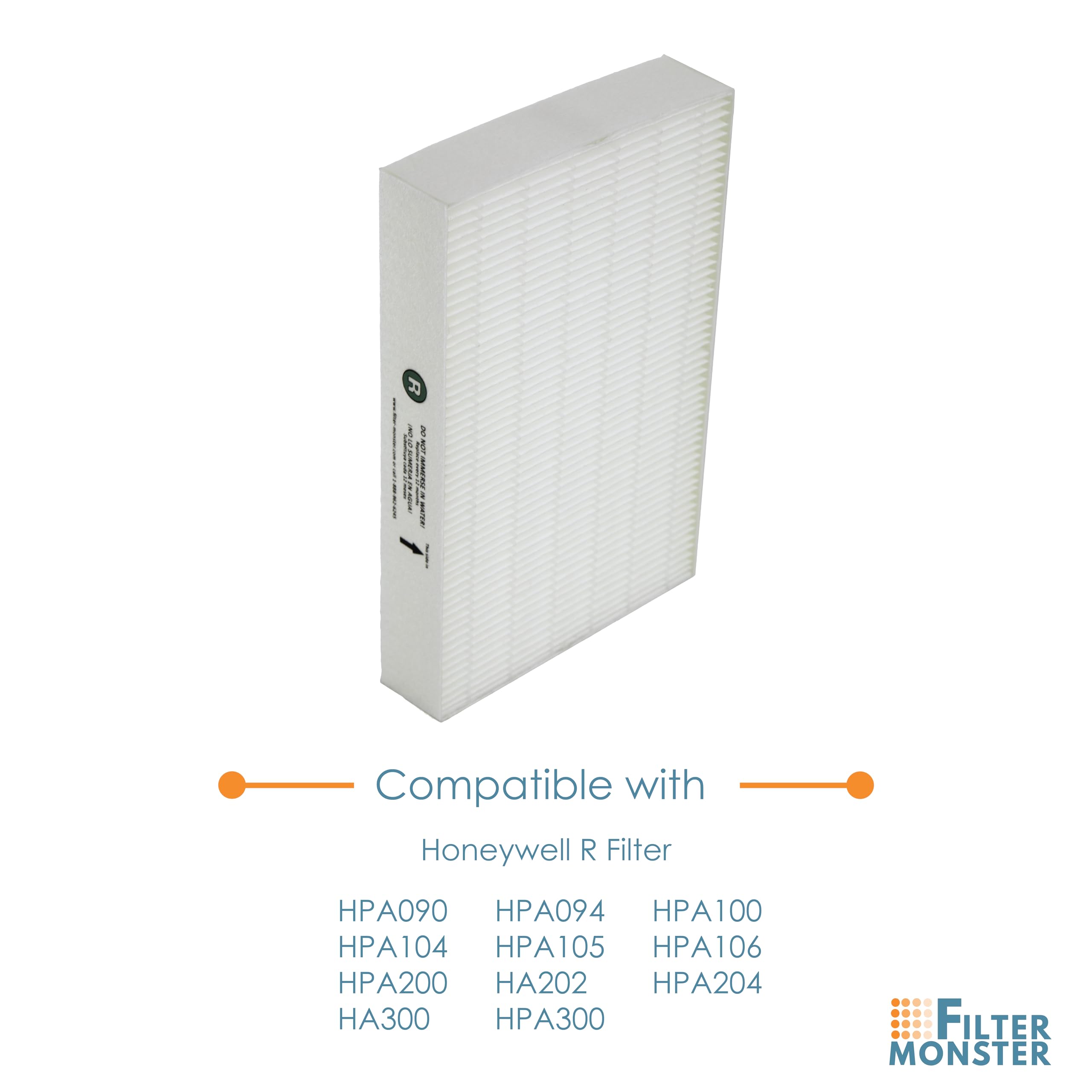 True Hepa Replacement Filter Compatible With Honeywell Hepa R Filter (Hrf R1) For Hpa090, Hpa100, Hpa200, Hpa250 And Hpa300 Seri