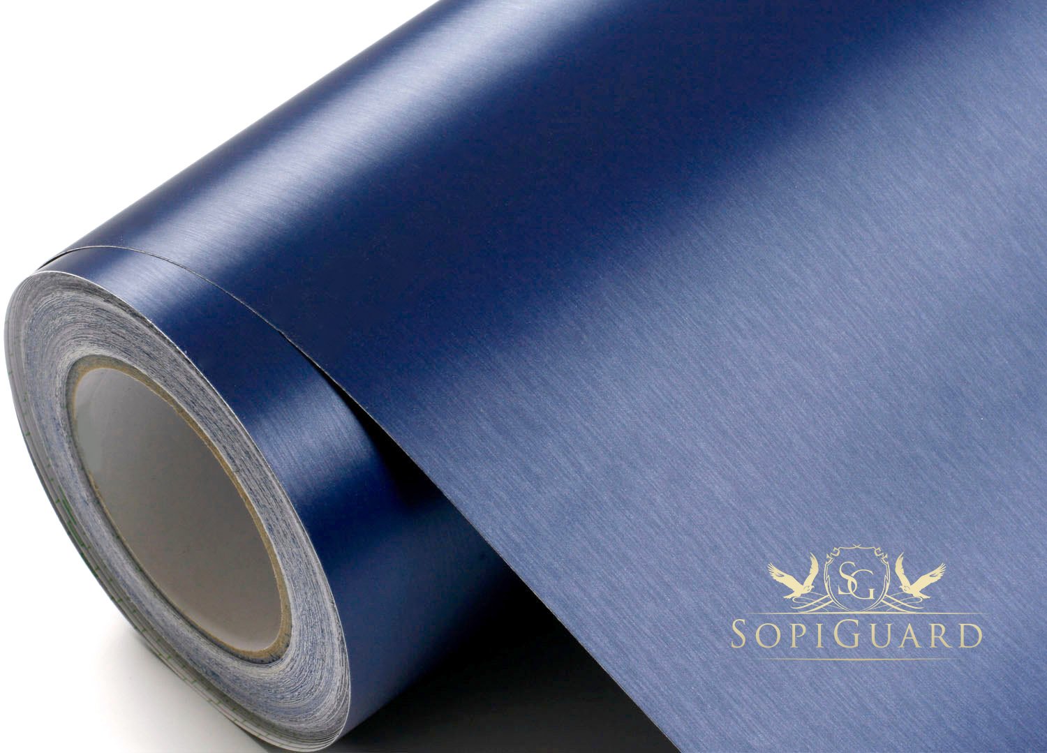 Sopiguard Sticker For Surface Duo Phone Edge To Edge Precision Vinyl Skin Wrap (Brushed Blue)