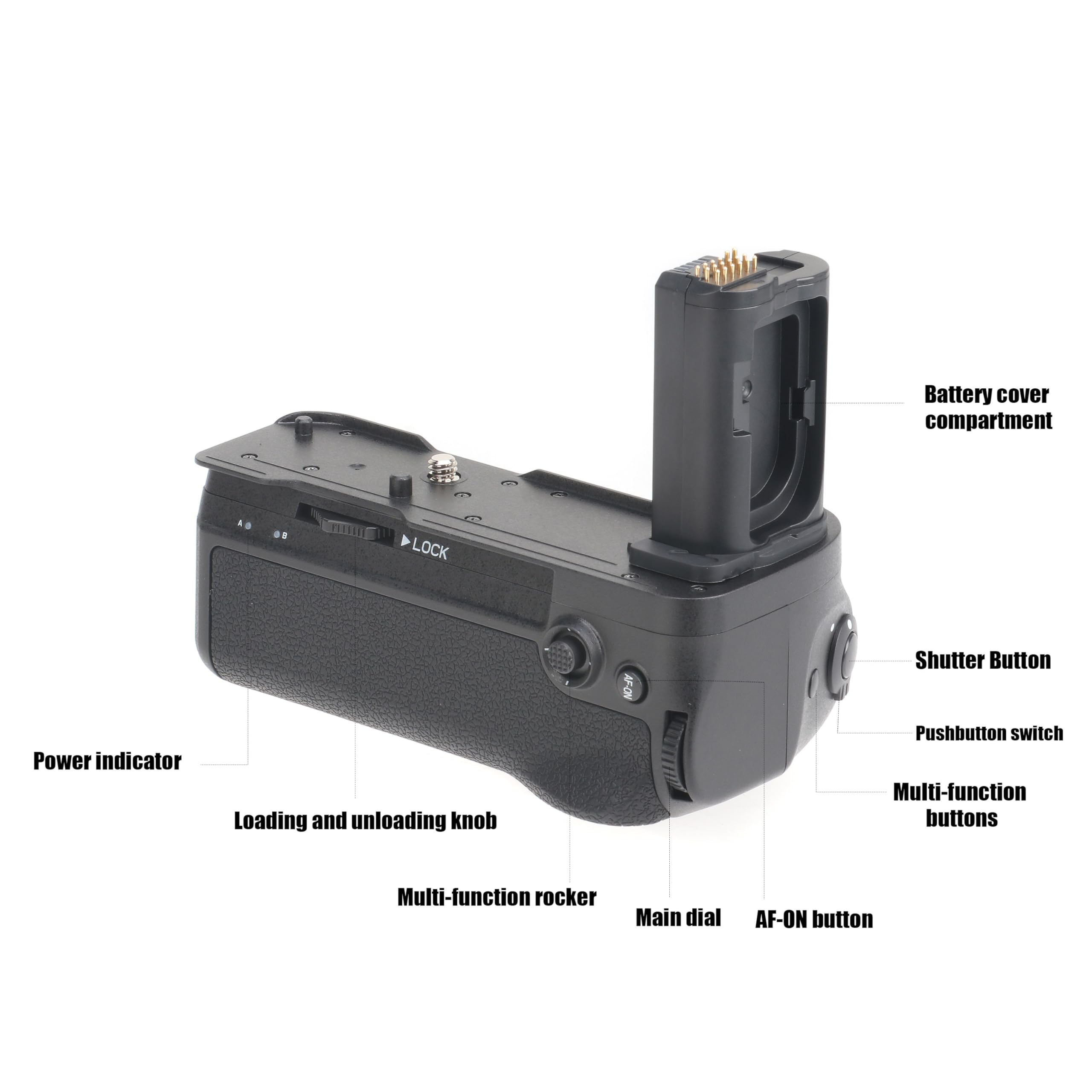 Hersmay Vertical Holder Multi Battery Grip For Nikon Z8 Camera Replacement For Nikon Mb N12 Battery Holder For Up To Two En El15
