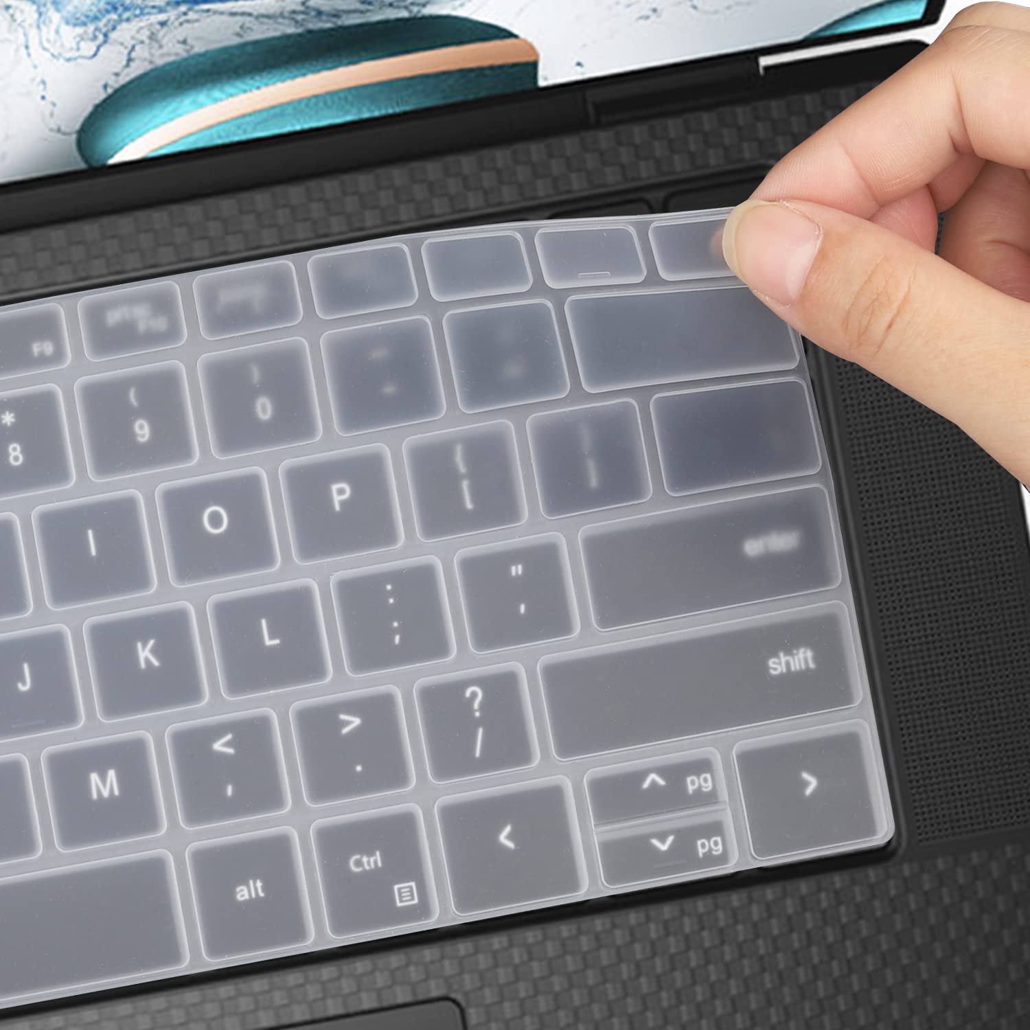 Keyboard Cover For 2024 2023 2022 Dell Xps 15 9500 9510 9520 9530 15.6 Inch & Xps 17 9720 9700 9710 9730 17 Inch & Dell Precisio