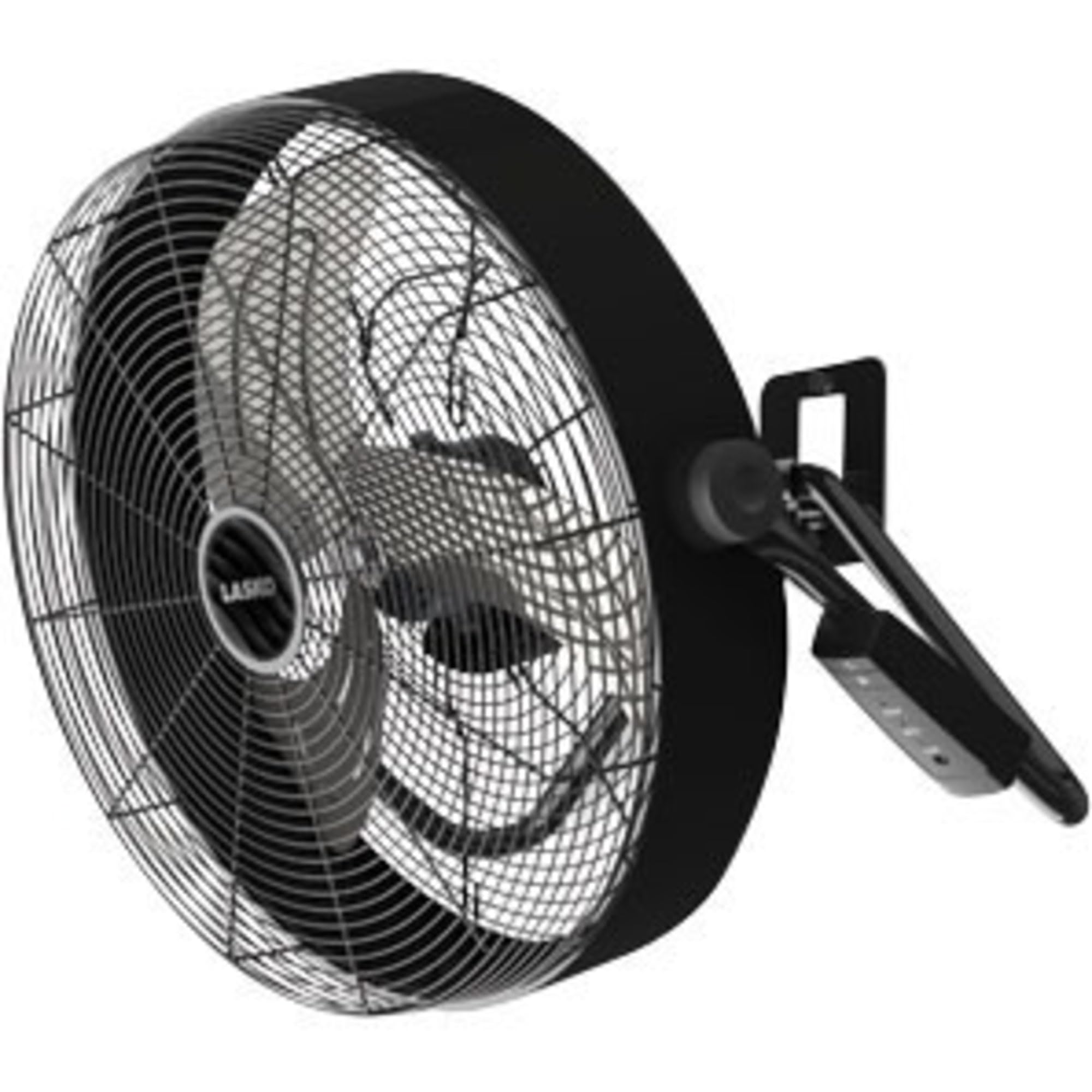 Lasko 20'' High Velocity Fan With Remote Control, Black