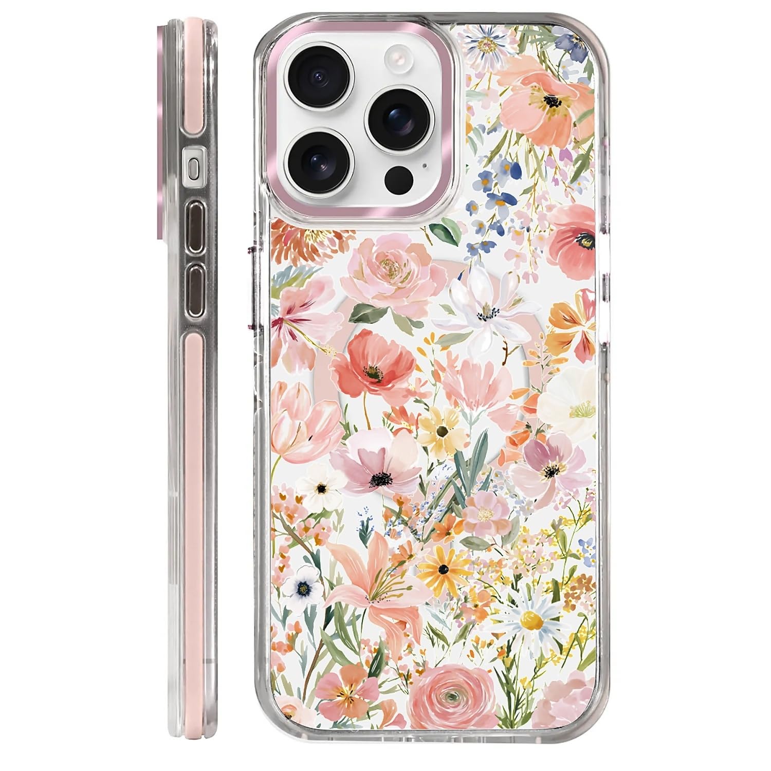 COTAIL Clear Magnetic Case for iPhone 14 Pro, Slim Anti-Yellow Transparent Cover, Military Grade Protection, Phone Cases for iPh