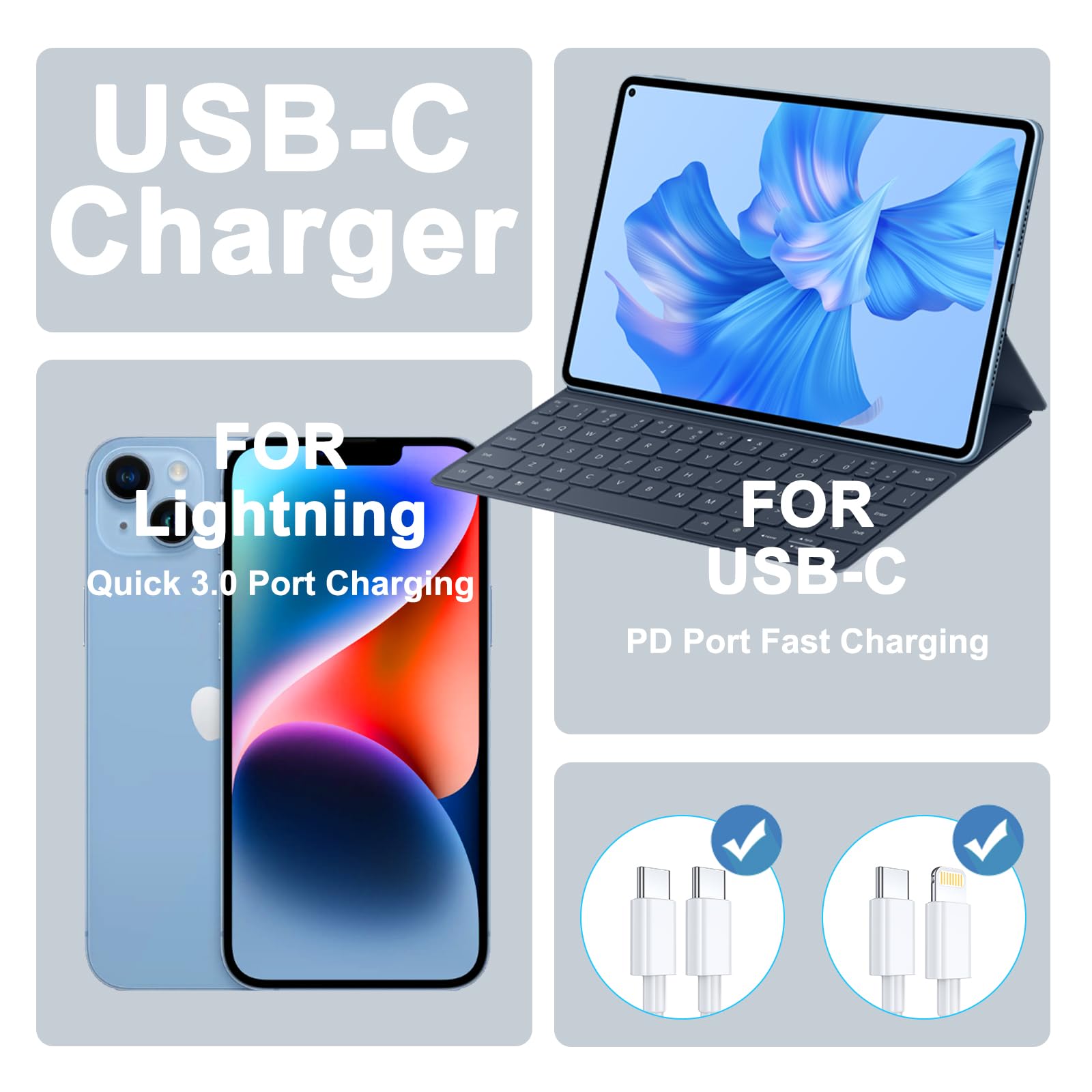 3 Pack Usb C Charger Block, Igenjun Phone 16 15 Charger Block 25W Pd Power Adapter, Usb C Wall Charger Compatible With Phone 16/16Pro/16Pro Max/16Plus/15/14/13/12,Xs/X, Pad, Galaxy And More