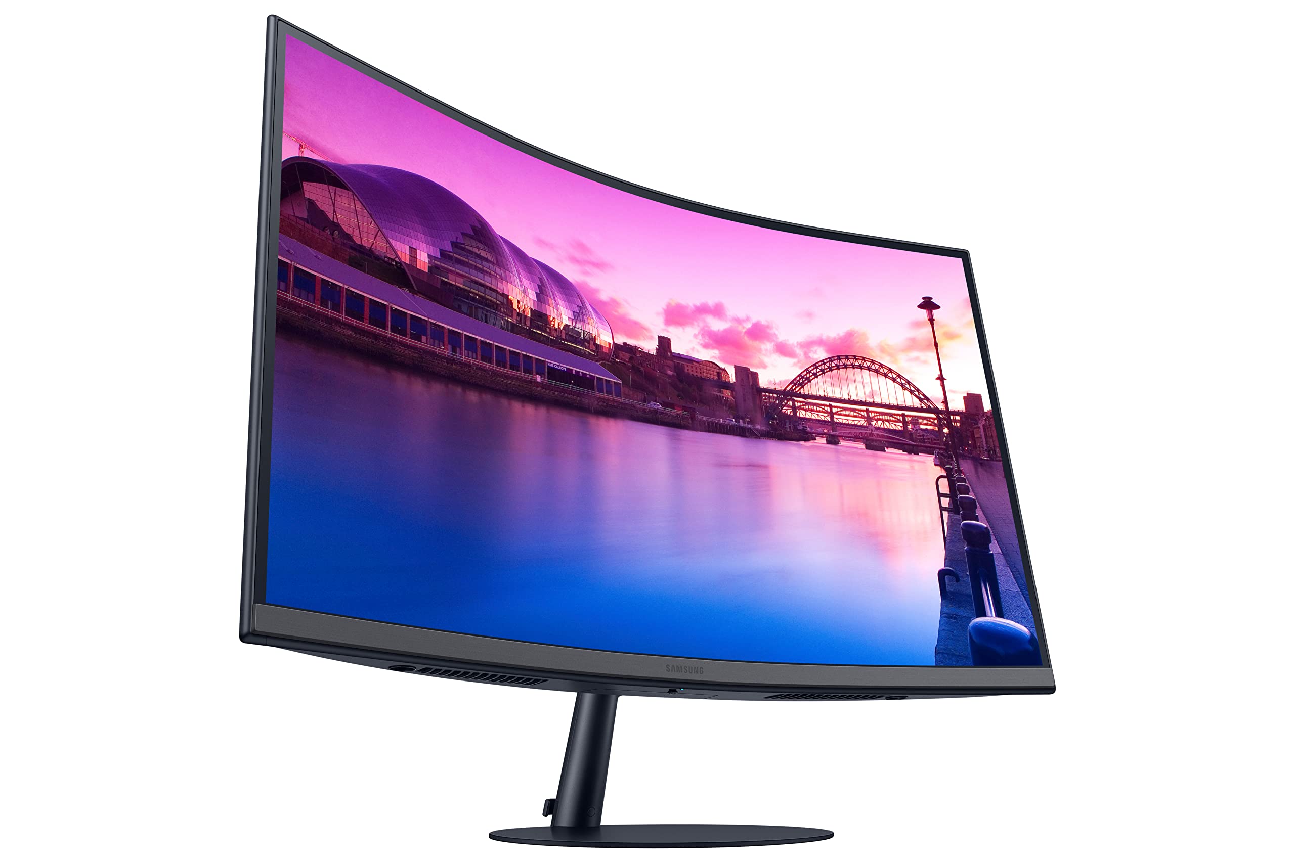 Samsung 27 Inch S39C Series Fhd Curved Gaming Monitor, 75Hz, Amd Freesync, Game Mode, Advanced Eye Comfort, Frameless Display, B