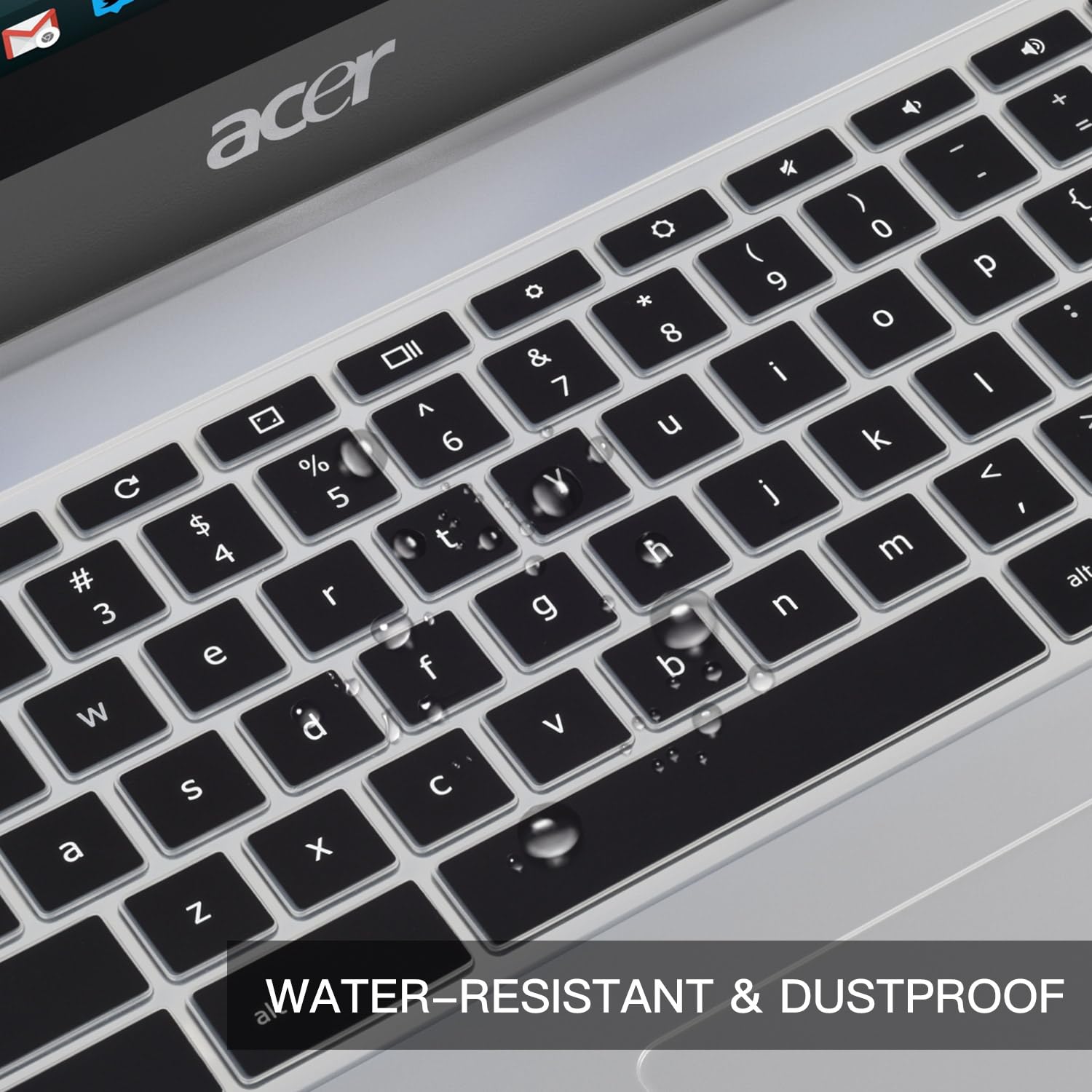 Casebuy Keyboard Skin Cover For Acer Chromebook Spin 11 311 Cp311 C733 R11 C738T 511 512/Chromebook 314 514 Cb314 Cb514 /Chromeb