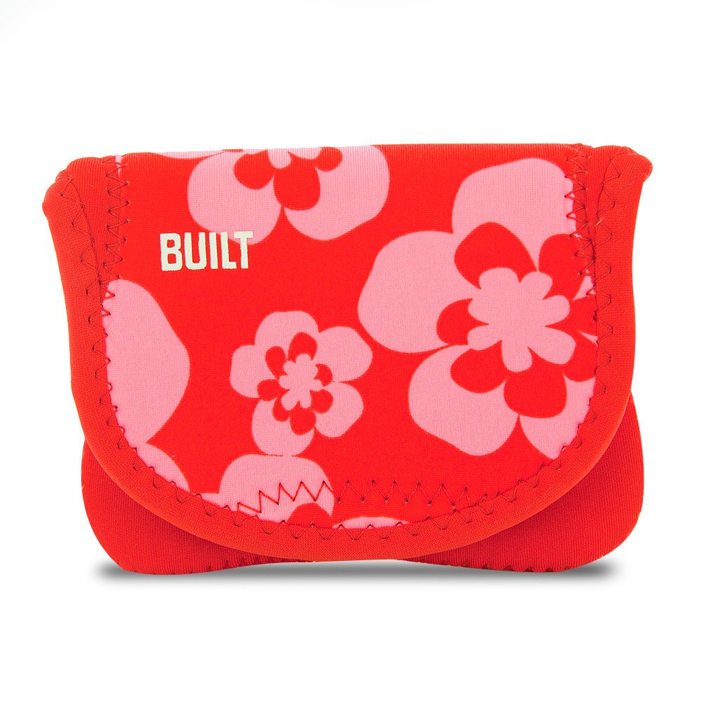 Built NY 229588 BUILT Neoprene Compact Camera Envelope - Summer Bloom44; Red-Pink