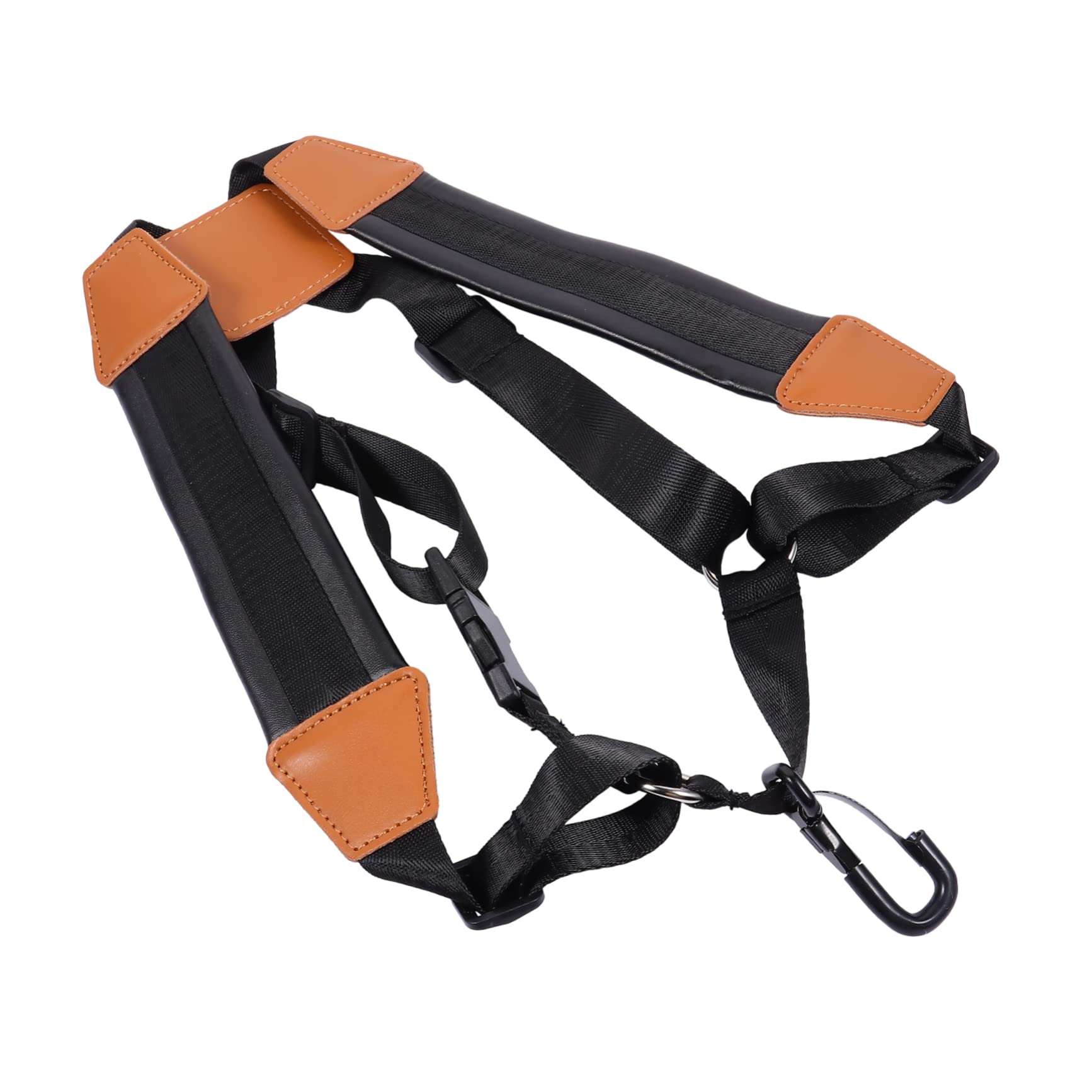 Dechous Saxophone Accessory Double Shoulder Strap Harness Soft Padded Neck For Saxophones And Clarinets