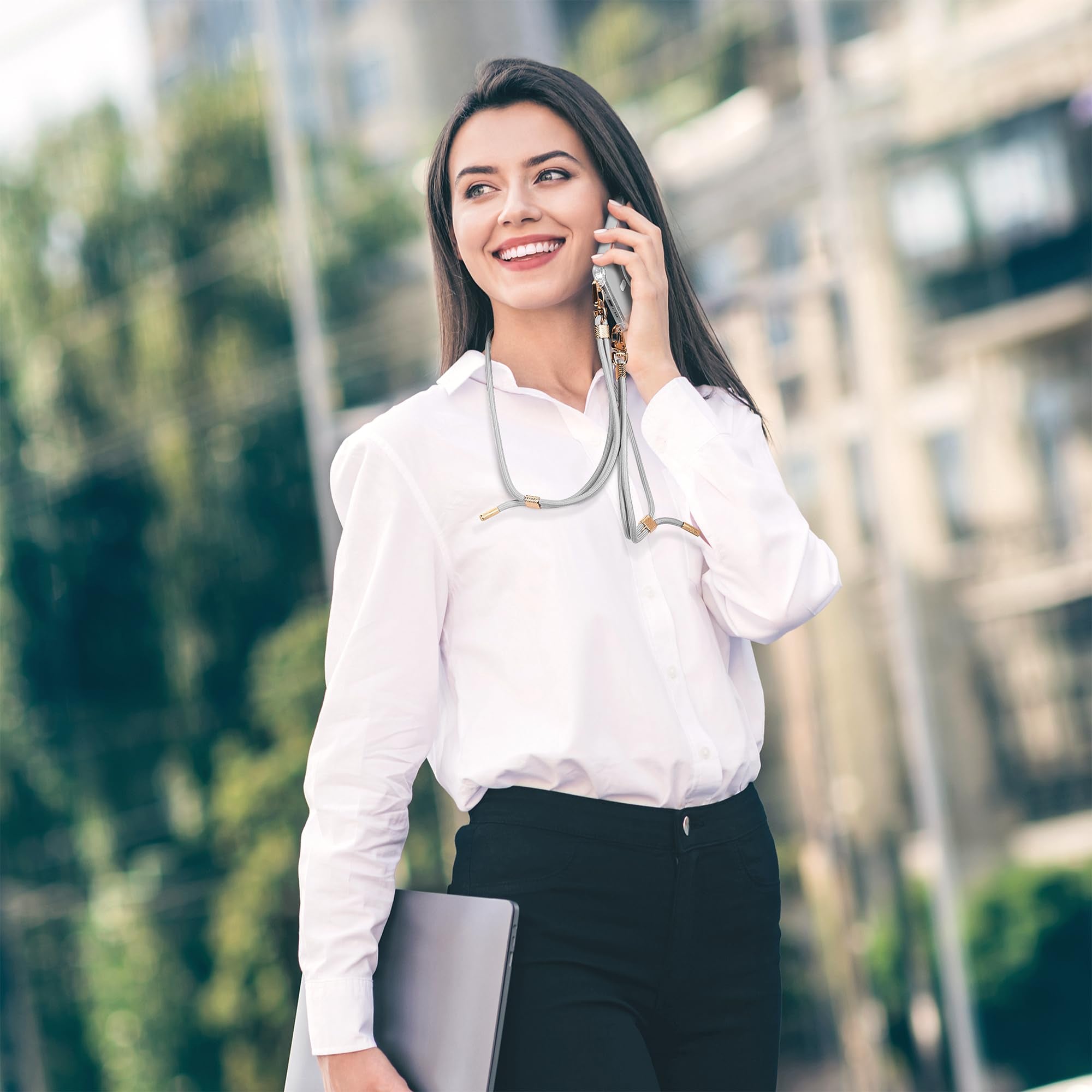 Lawonda Clear Case For Iphone 11 Pro Max, Crossbody Adjustable Neck Shoulder Lanyard Strap Shockproof Protective Transparent Lan