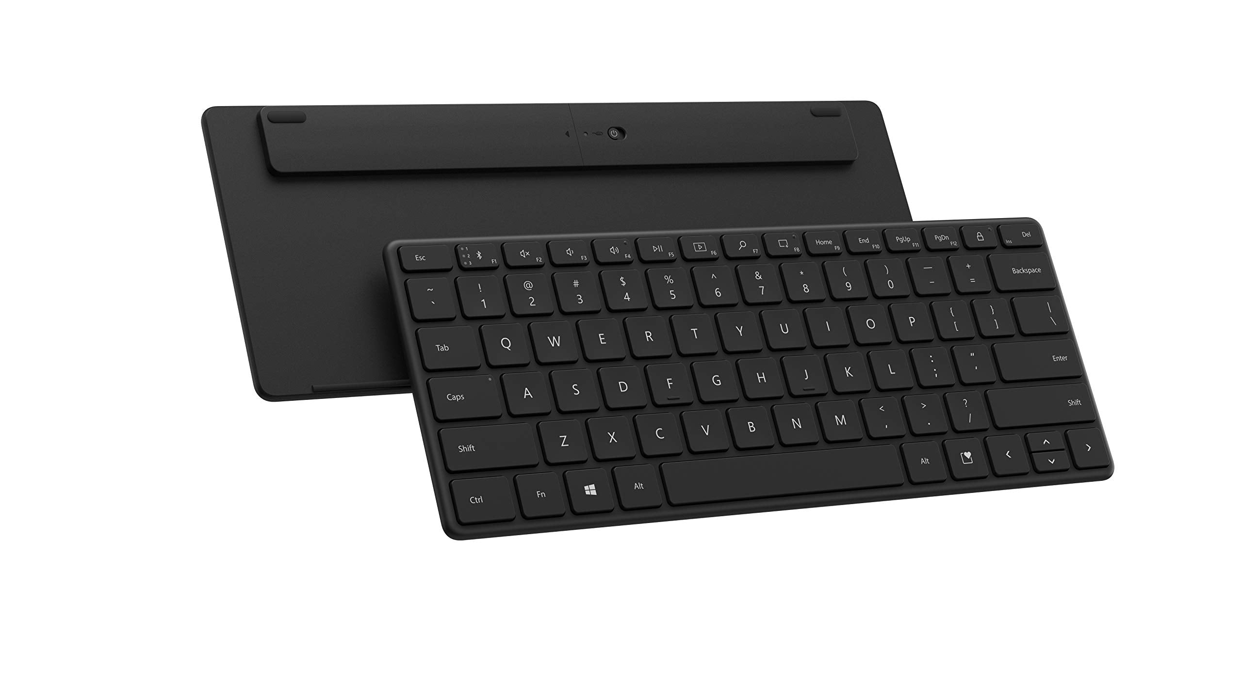 Microsoft Designer Compact Keyboard   Matte Black Standalone Wireless Bluetooth Keyboard Compatible With Bluetooth Enabled Pcsma