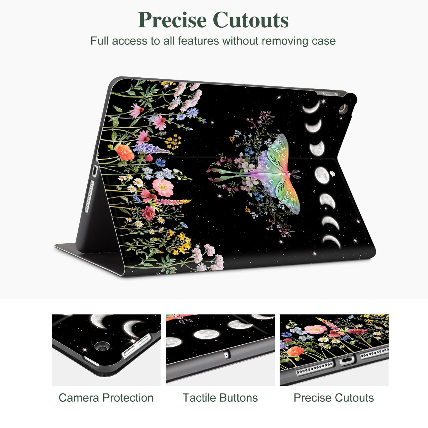 Ipad 9Th Generation Case Butterfly, Ipad 10.2 Case Girls Women, Case For Ipad 9Th/8Th/7Th Gen (2021/2020/2019) 10.2 Inch, Protec