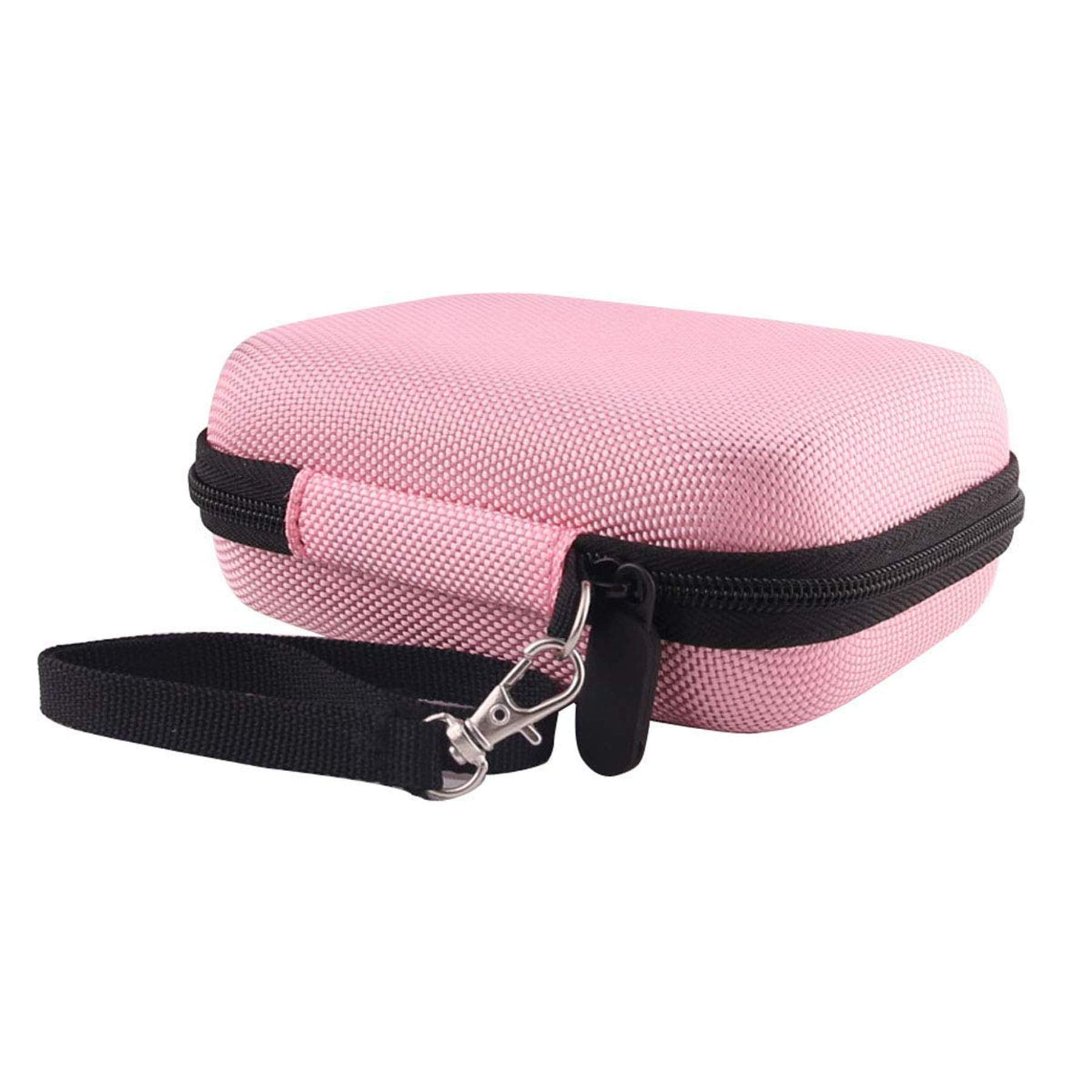 Werjia Hard Carrying Case Compatible With Korg Tm60Bk/Tm 50 Tuner Metronome,Kliq Metropitch   Metronome Tuner (Pink)