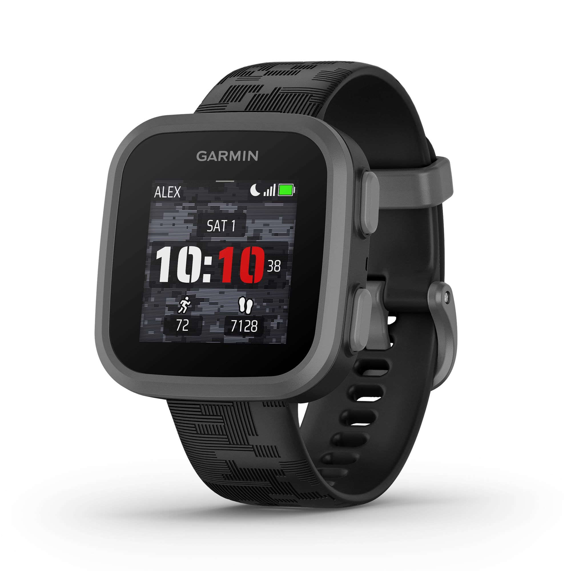 Garmin Bounce, Kids Smartwatch, Two-Way Text and Voice Messaging, Location Tracking, Black Camo