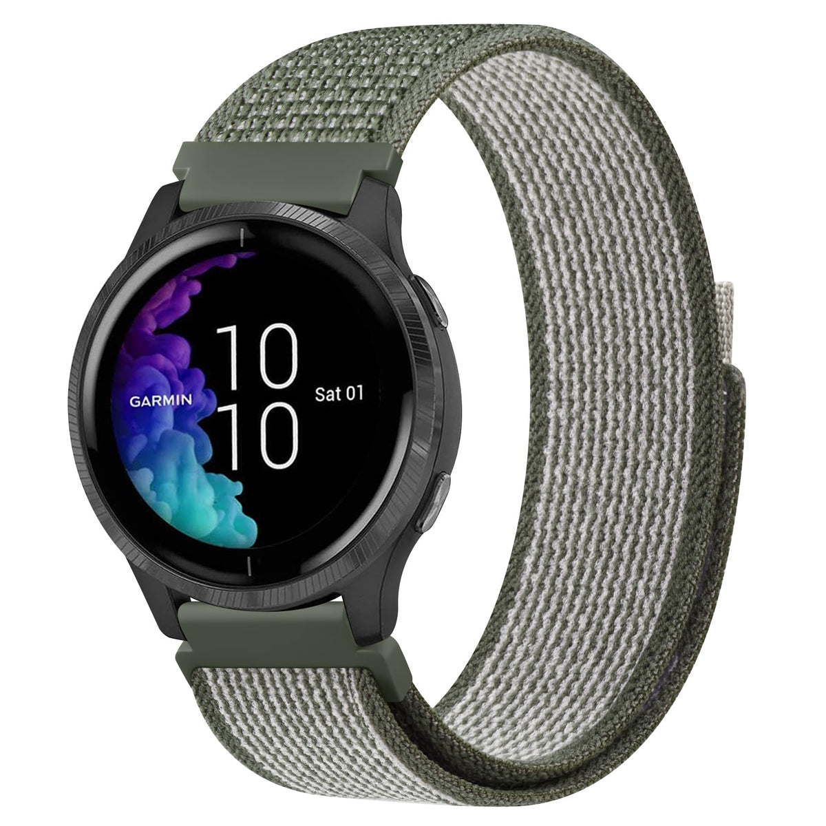 Meliya Bands Compatible With Garmin Venu 2 Plus / Venu Sq / Venu / Vivoactive 3 / Vivoactive 5 Watch Band Women Men, Soft Nylon 