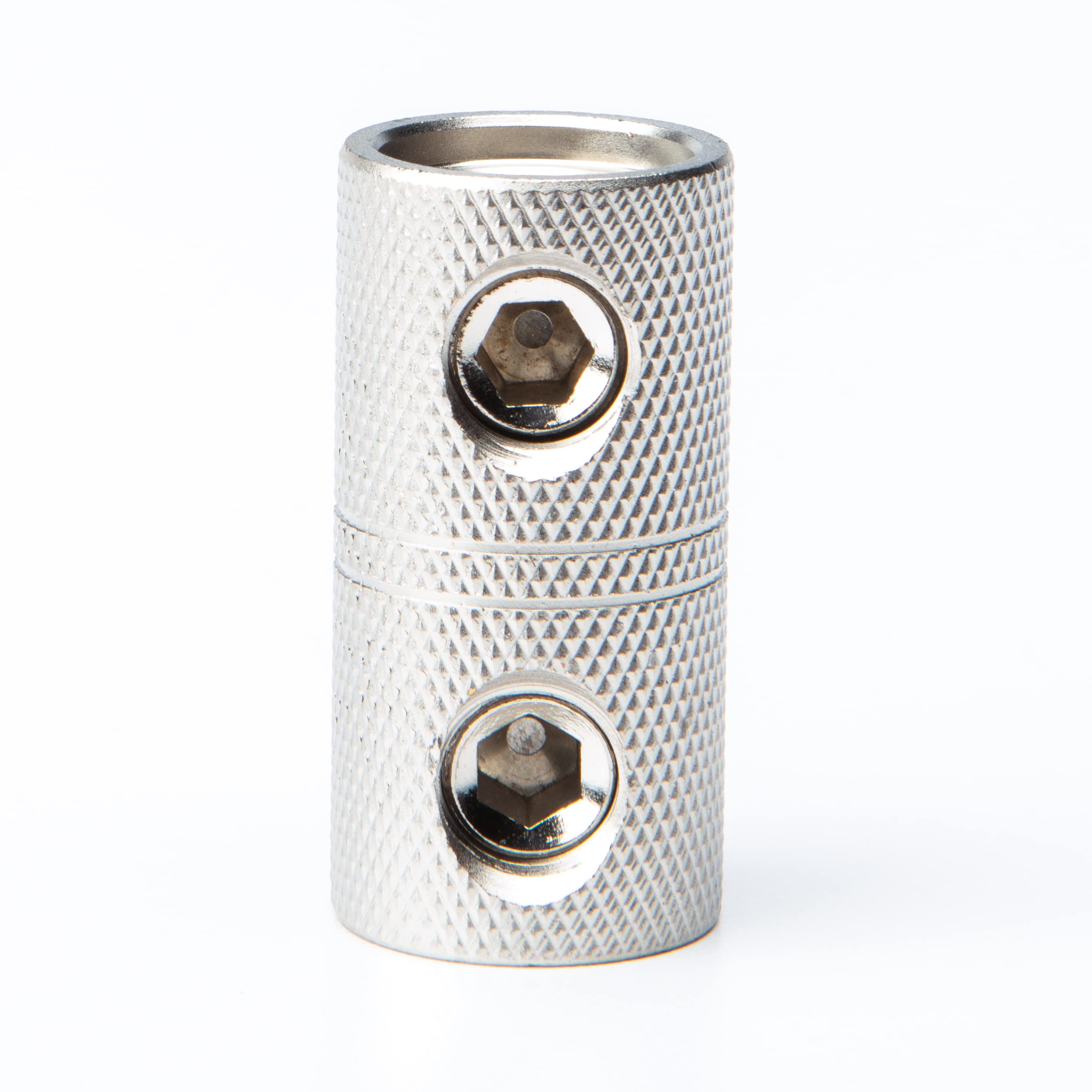 Harmony Audio Ha Wc0 Car Stereo Power Or Ground 1/0 Gauge Wire Splice Coupler   Nickel Plated