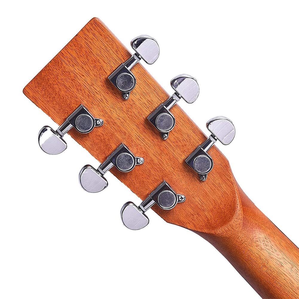 Kadence Acoustic Electric Guitar A06-EQ, Ash Wood, with Pickup & Inbuilt Tuner, Includes Bag, Guitar Size
