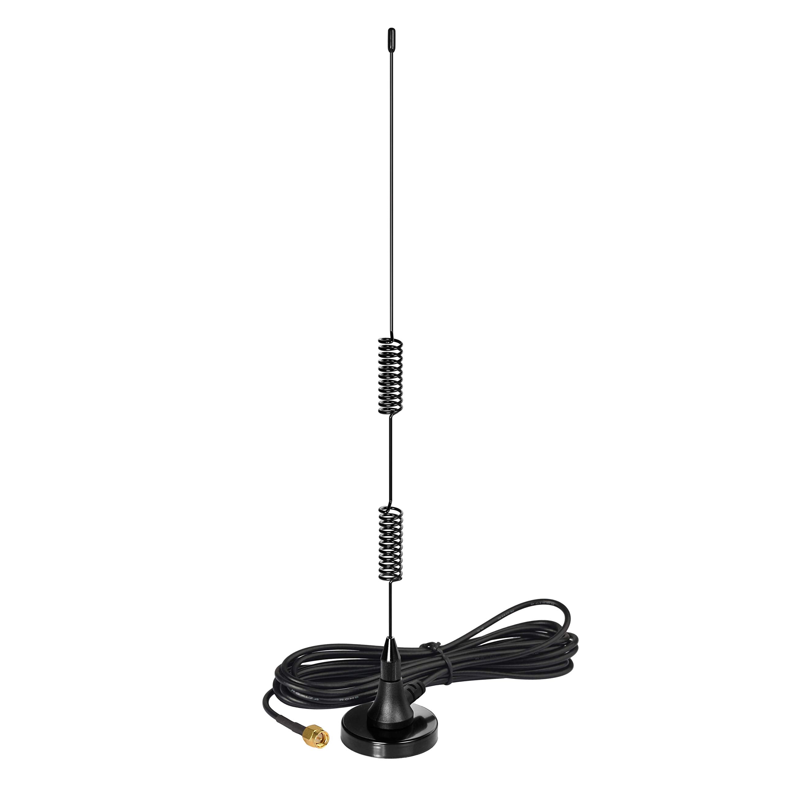 Bingfu Dual Band Vhf Uhf 136 174Mhz 400 470Mhz Ham Radio Magnetic Base Antenna Handheld Two Way Radio Sma Male Antenna For Ham R