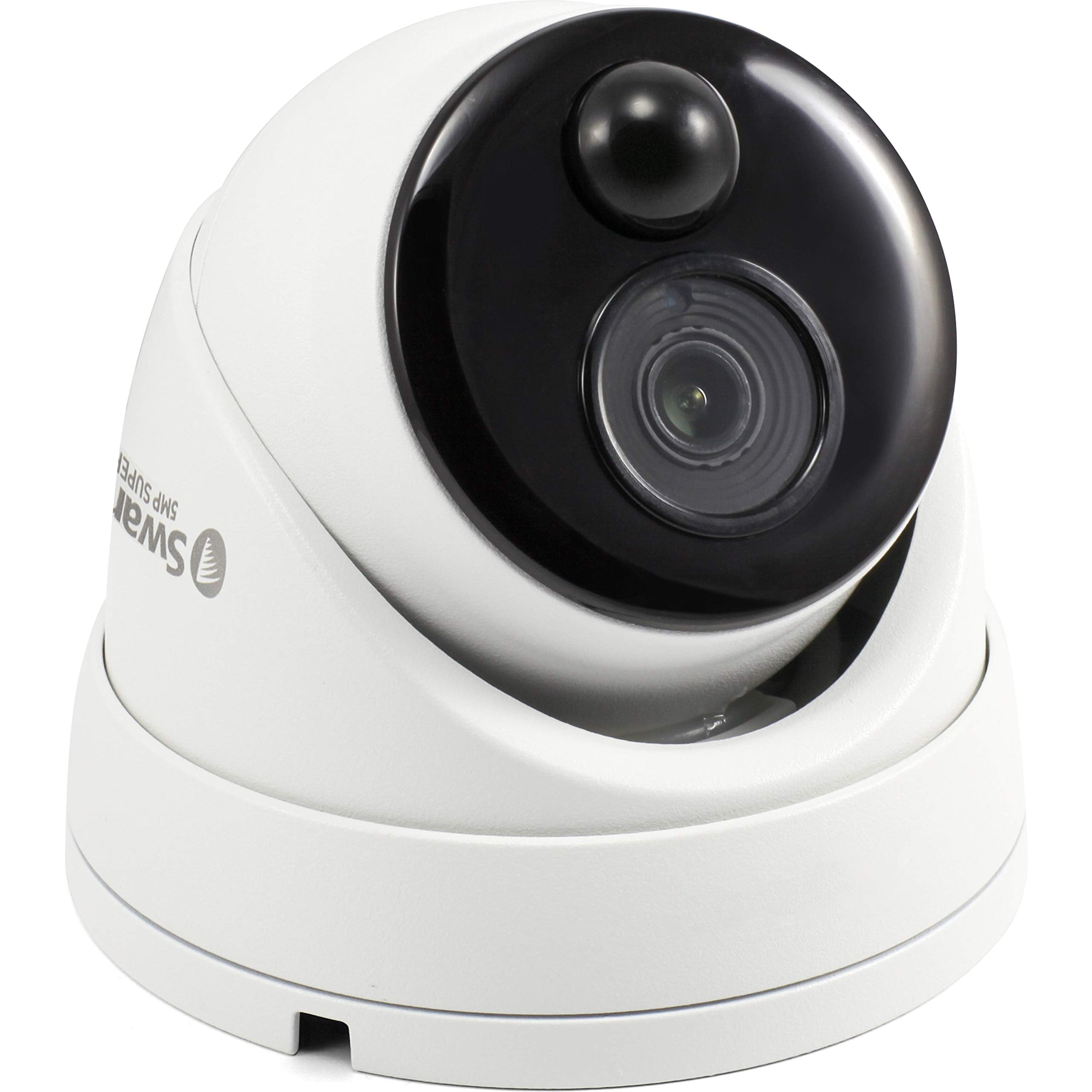 Swann Add-On Nvr Master Series Dome Security Camera With 4K Ultra Hd Video, Indoor Or Outdoor Design, Dusk To Dawn Color Night V