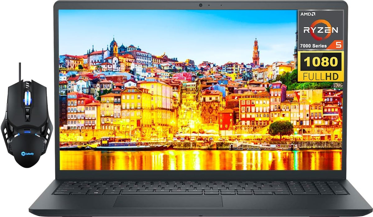 Dell Inspiron 15 3535 Laptop 2024 Newest, 64Gb Ram, 2Tb Ssd, Student And Business Laptop, 15.6'' Fhd Display, Amd Ryzen 5 7530U