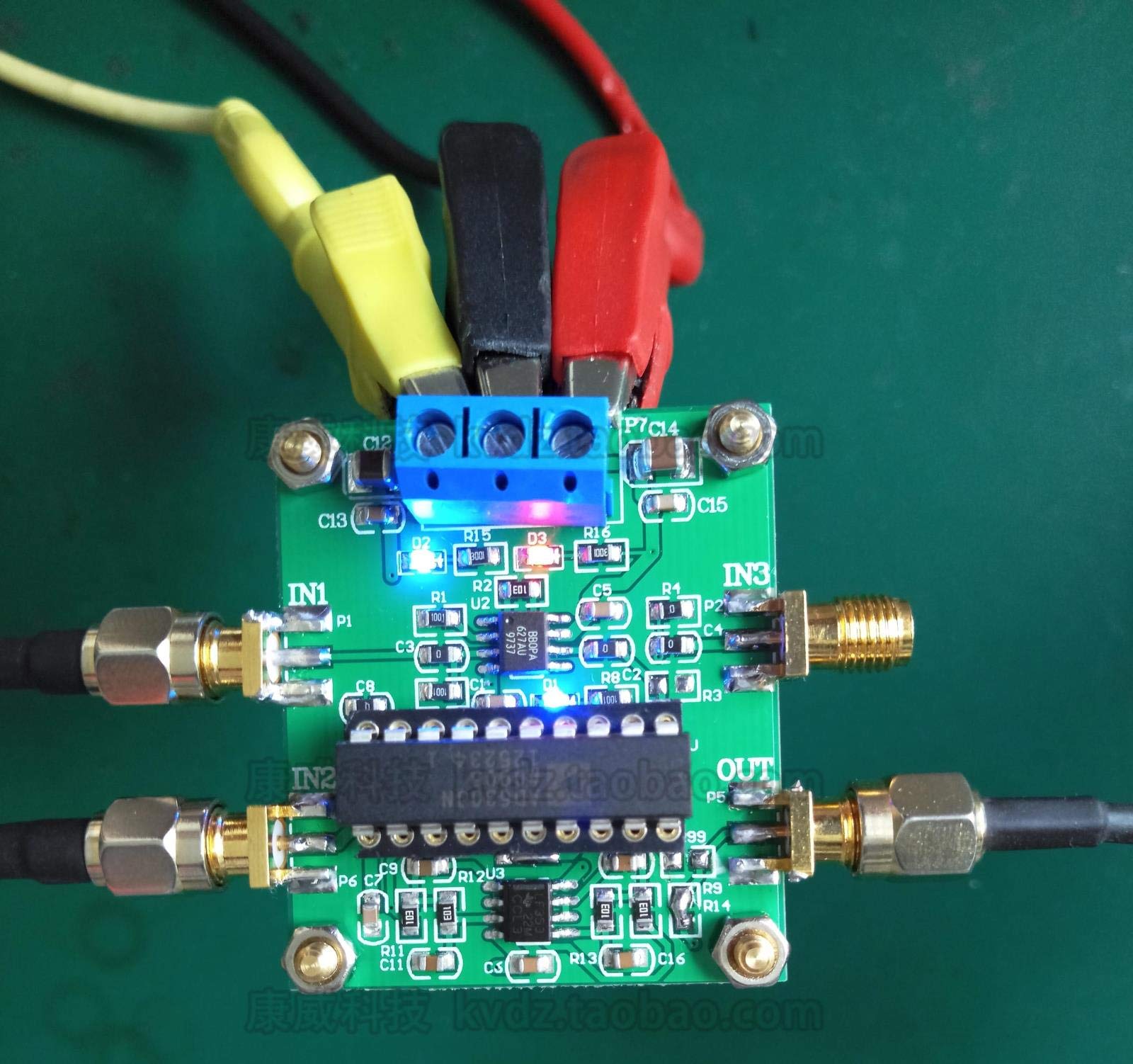 Taidacent Lock In Amplifier Ad630 Module Minimum System Phase Sensitive Detection Weak Signal Conditioning Balanced Modulation