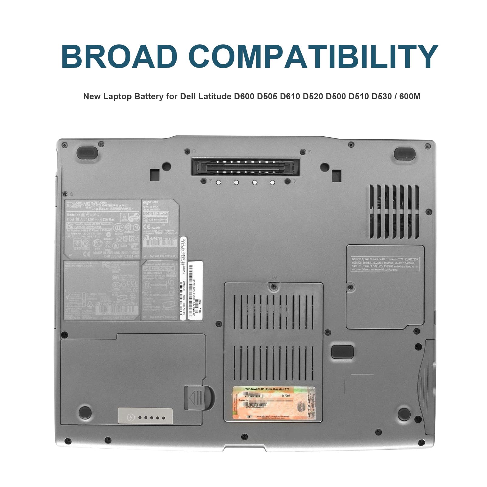 Fancy Buying Latitude D600 New Laptop Battery For Dell Latitude D505 D610 D520 D500 D510 D530 / 600M, Fits P/N C1295 6Y270 3R305