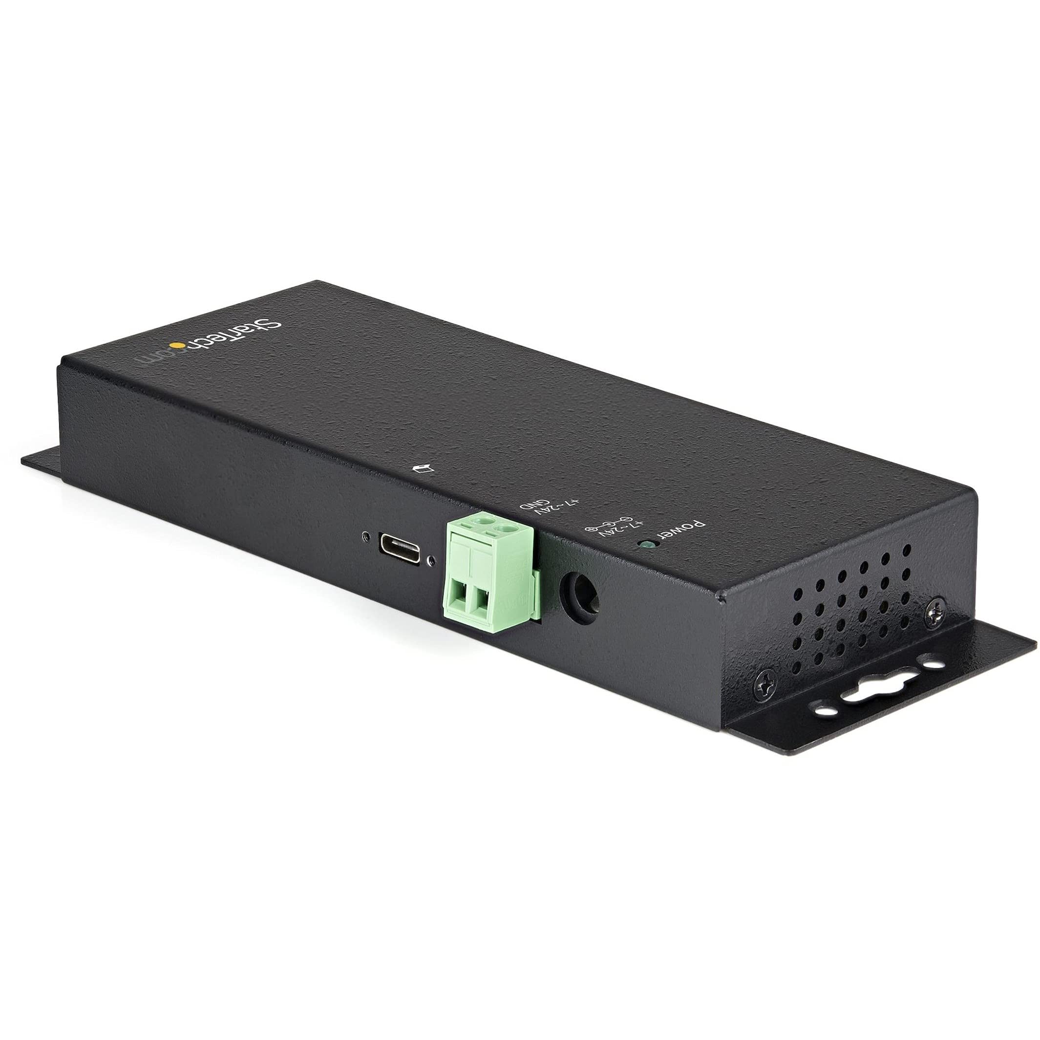 Startech.Com 4 Port Usb C Hub 10Gbps   Metal Industrial Usb Type C Hub W/ 3Xusb A & 1Xusb C   Esd & Surge Protection   Usb C Or