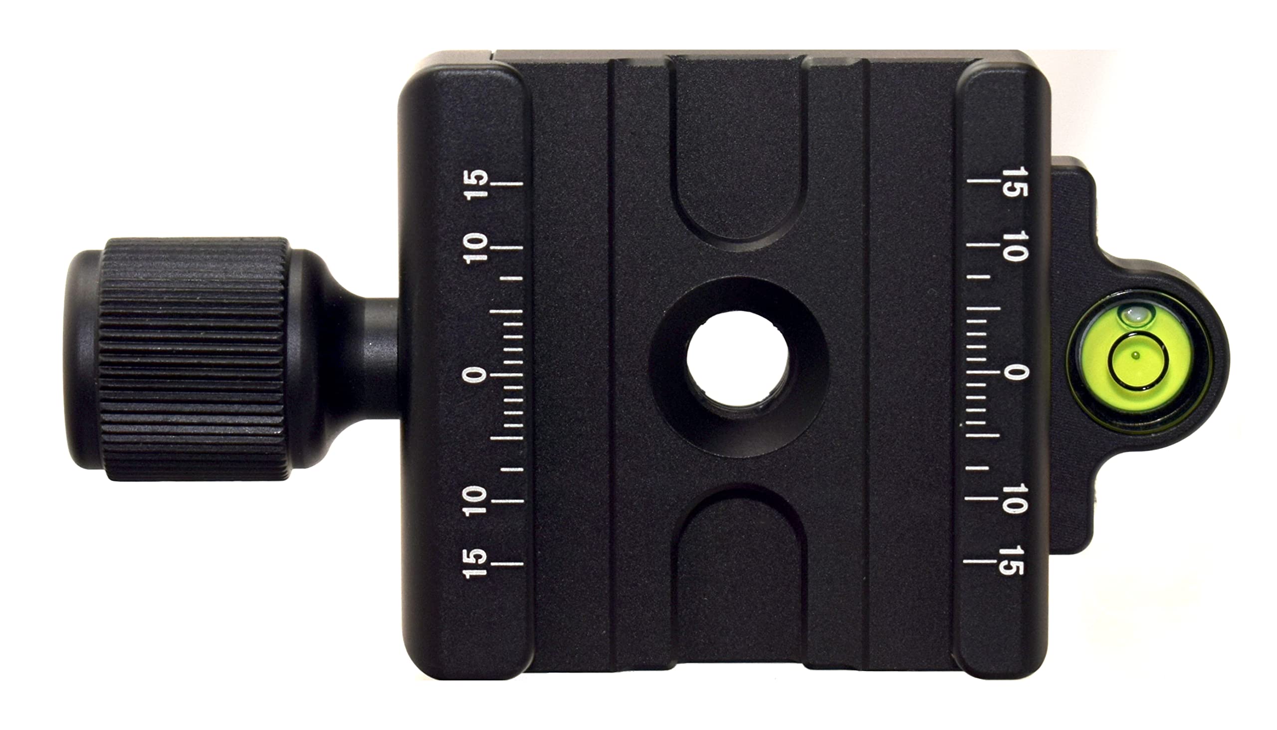 Desmond Dac 50 50Mm Qr Clamp 3/8'' W 1/4'' Adapter & Level Arca Swiss Compatible For Tripod Head Quick Release