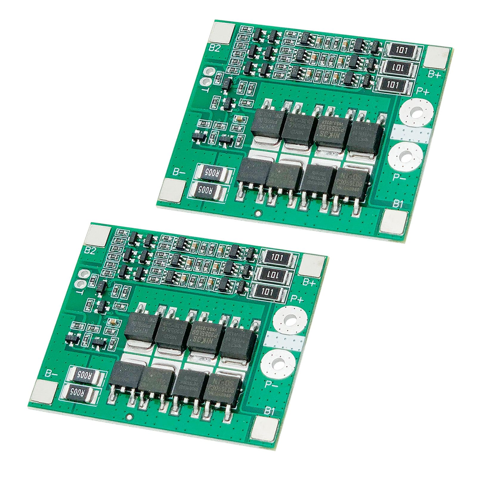 Cermant 2Pcs 3S 11.1V 12.6V 25A With Balance 18650 Li Ion Lithium Battery Pcb Protection Board With Over Charge Discharge Over C