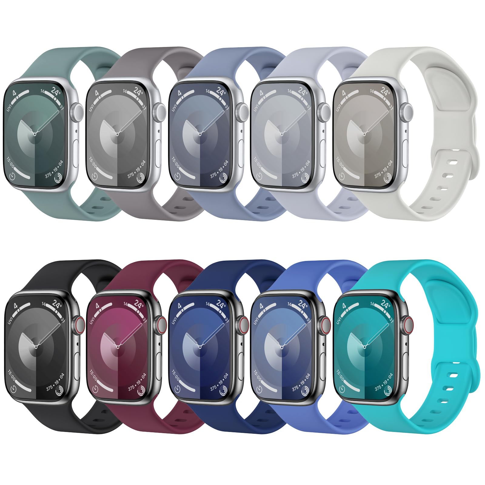 Compatible With Apple Watch Bands For Men 40Mm 41Mm 42Mm 44Mm 45Mm 49Mm Women, Iwatch Bands For Men, Apple Watch Ultra 2 Band, S