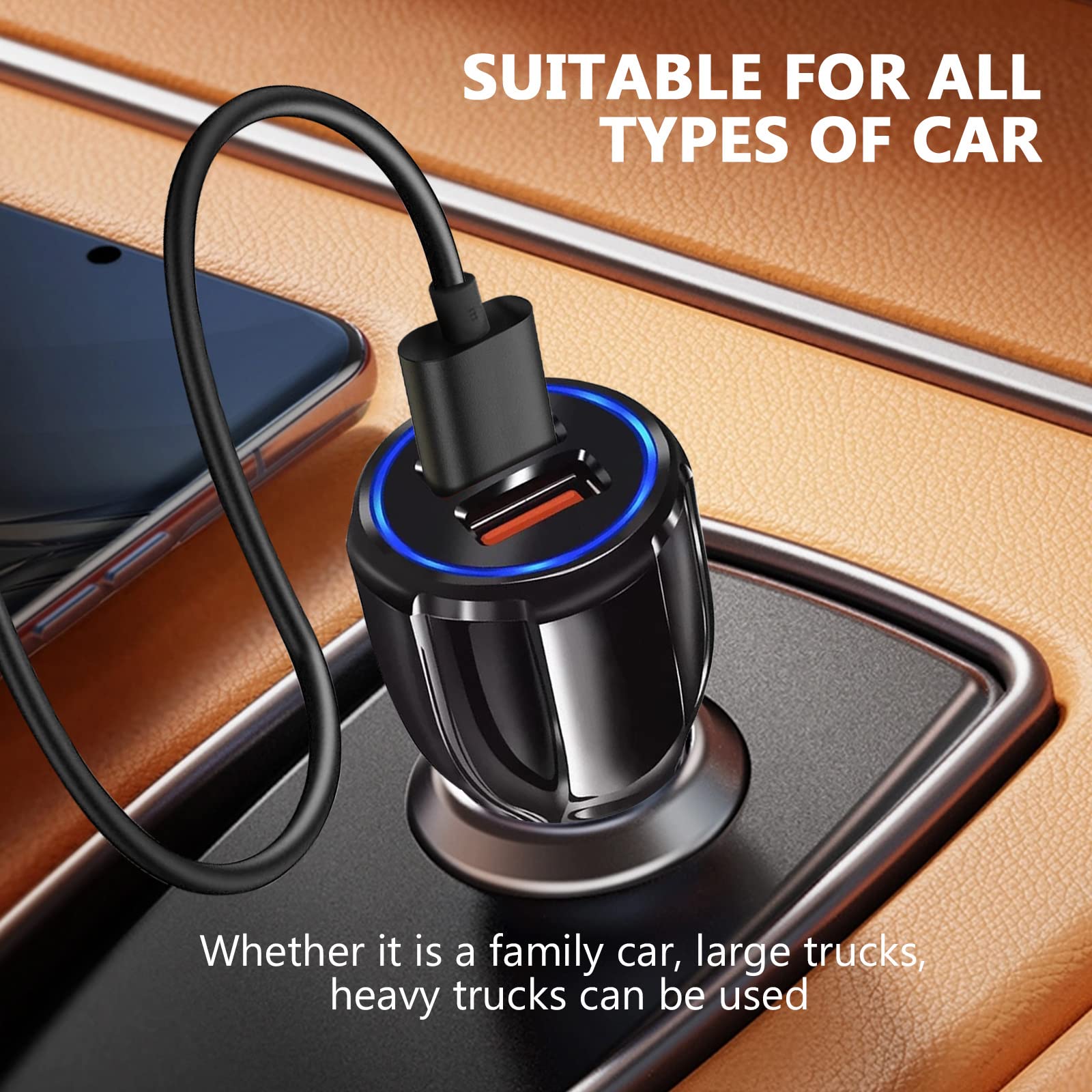 Fast Car Charger Usb C Charging Cable Cord For Moto G Pure G Stylus 5G G 5G 2022,Moto G Power, Moto G Play 2021,Moto One 5G Ace G60S G200 G9 Play G8 Play G7 Play, Ultra Z4 G 60 G22 G72 Edge 30 Phone