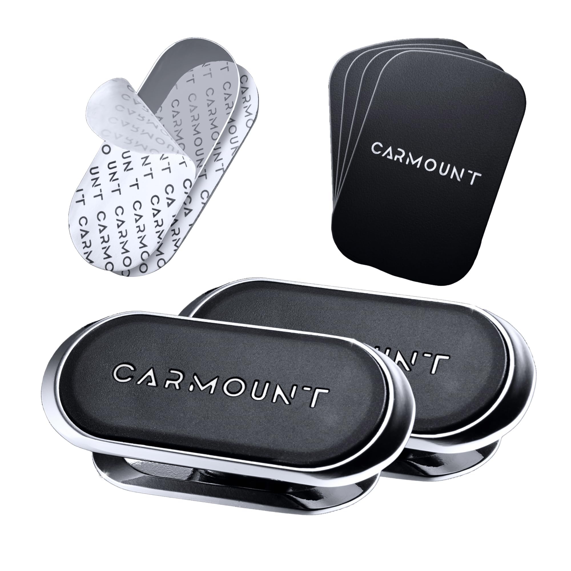 Carmount 2 Pack F1 Magnetic Phone Holder For Car Dashboard   Phone Mount/Holder [2023 Upgraded]   Strong 8X N52 Magnets, Adjusta