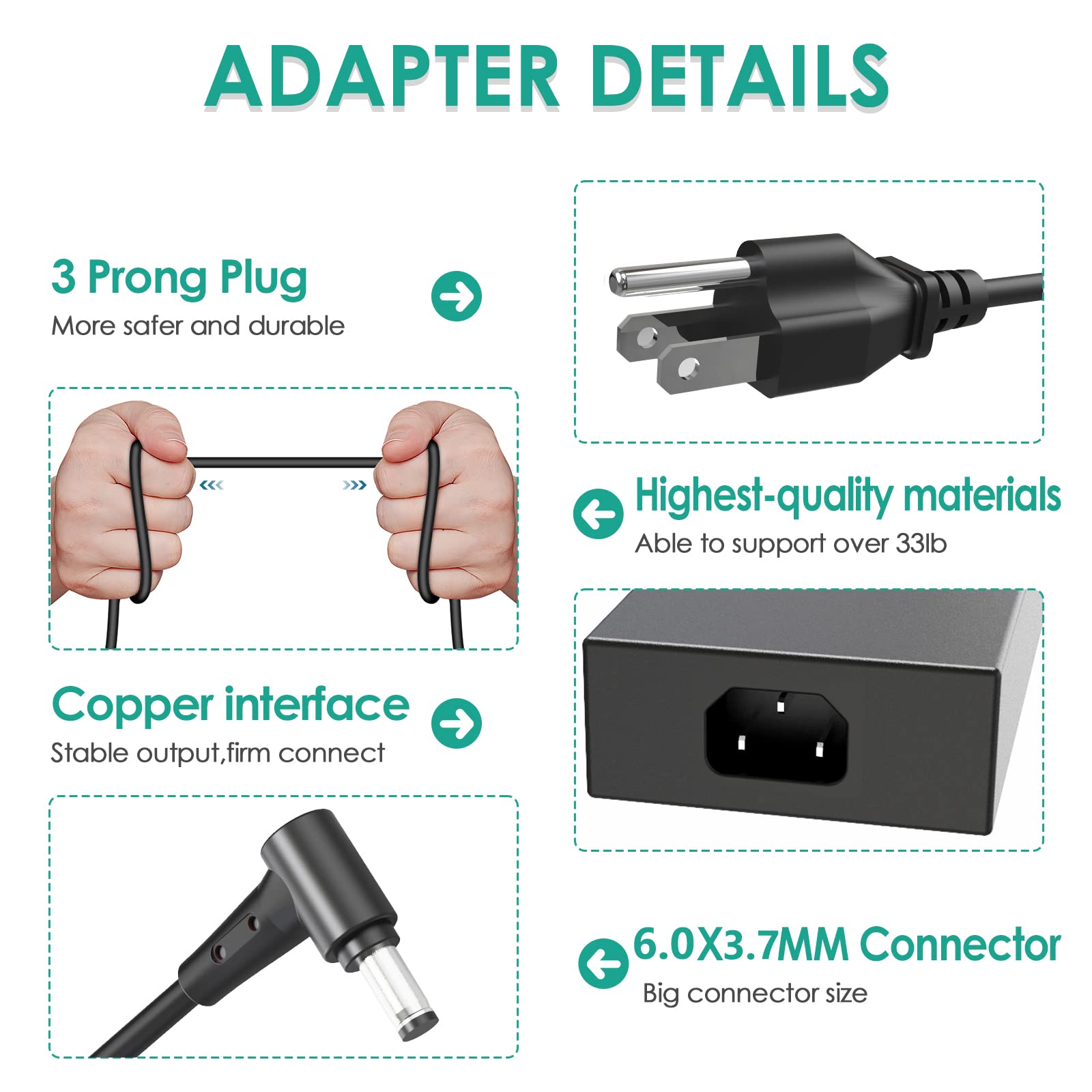 180W Ac Charger Fit For Asus Tuf Gaming F15 Fx505D Fx505Dd Fx505Dt Fx505Du Fx505Dy Fx505G Fx505Gt Fx505Gd Fx505Ge Fx505Gm Fx505