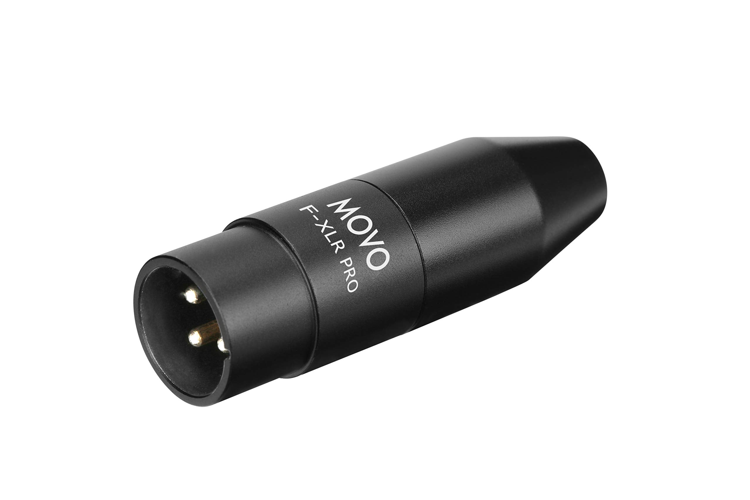 Movo Fxlr-Pro 3.5Mm (Trs) Mini-Jack Female Microphone Adapter To 3-Pin Xlr Male Connector With Integrated Phantom Power Converte