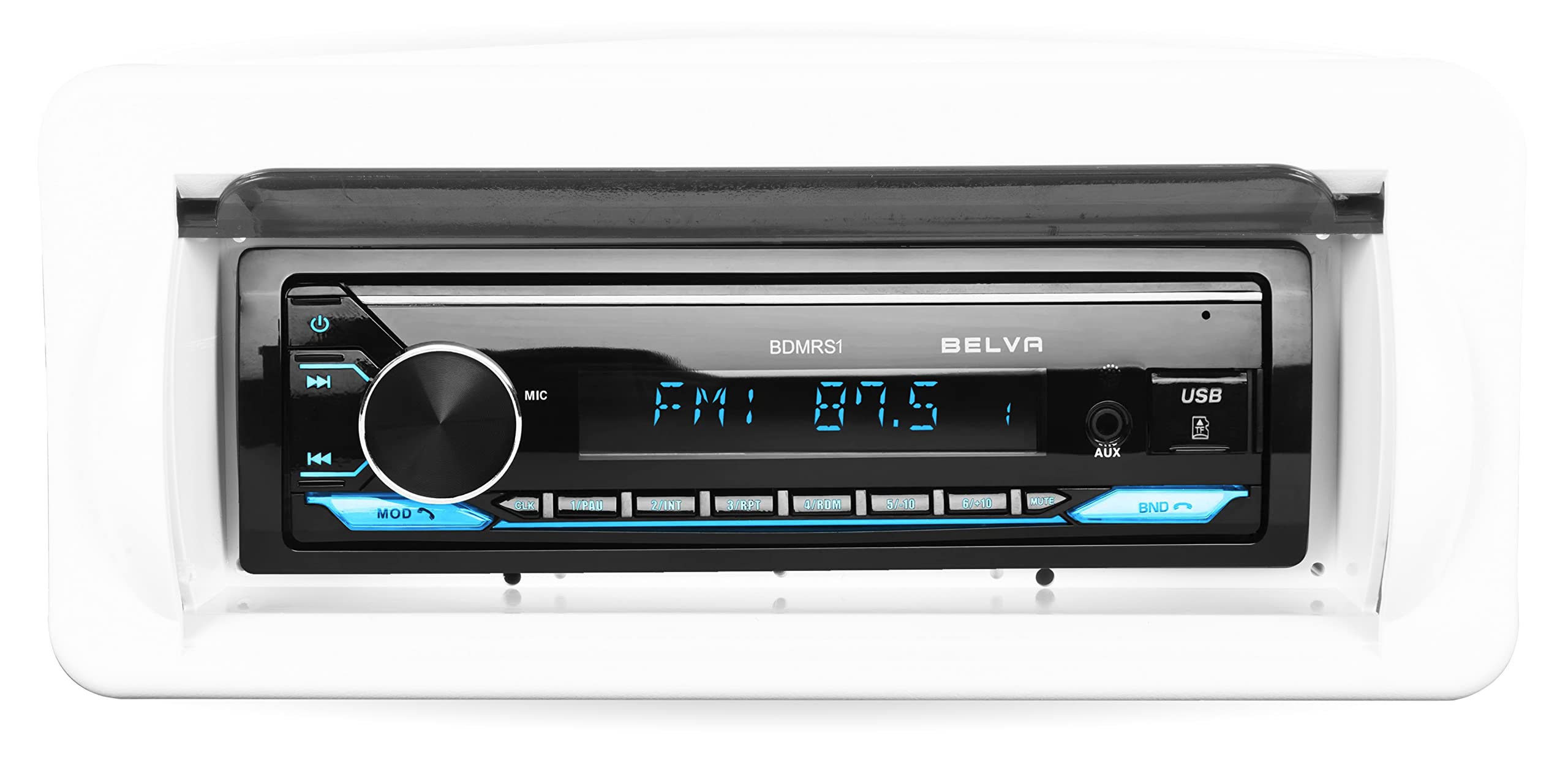 Belva Bmrc4W Slide Open, Water Resistant Marine Radio Cover/Radio Splash Guard